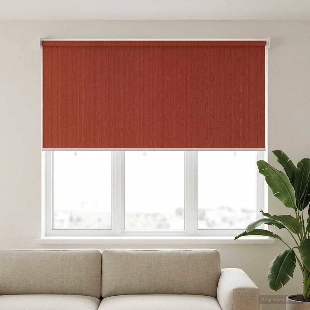 vidaXL Außenrollo 90% UV-Block Terrakotta 180 x 140 cm HDPE