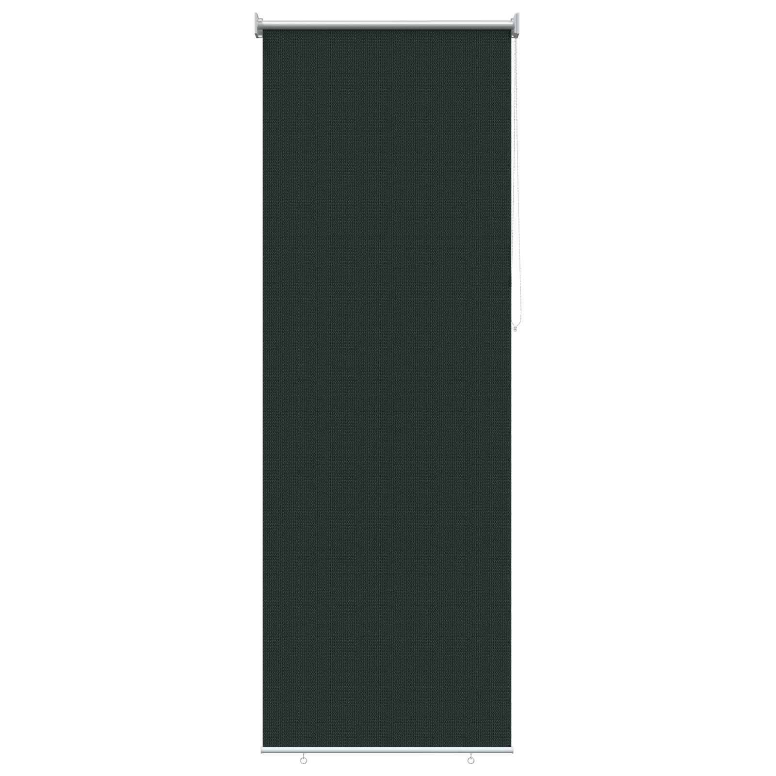 vidaXL Außenrollo 90% UV-Block Dunkelgrün 80 x 230 cm HDPE