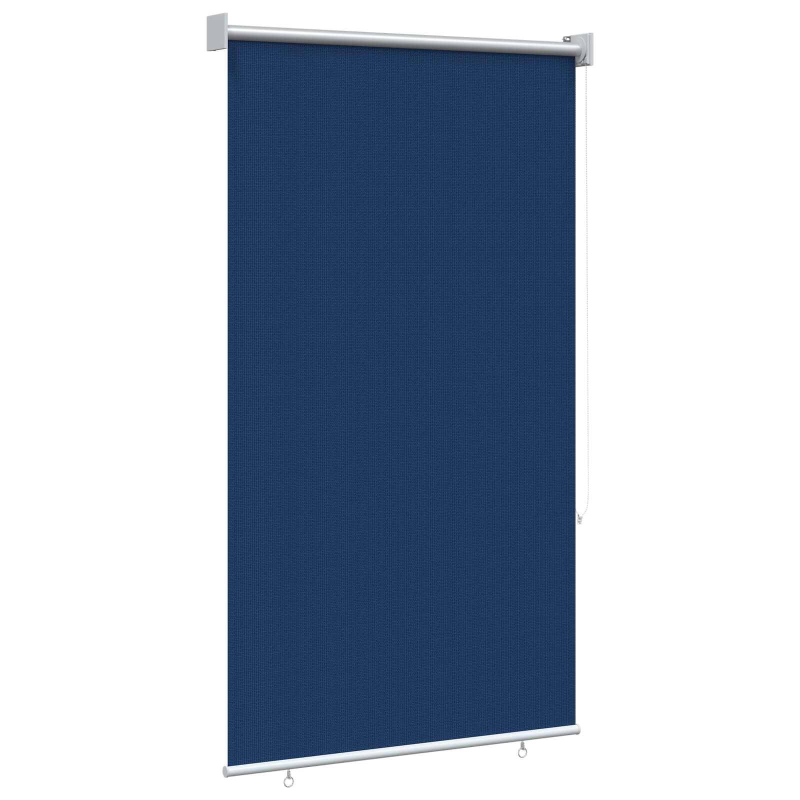vidaXL Außenrollo 90% UV-Block Blau 80 x 140 cm HDPE