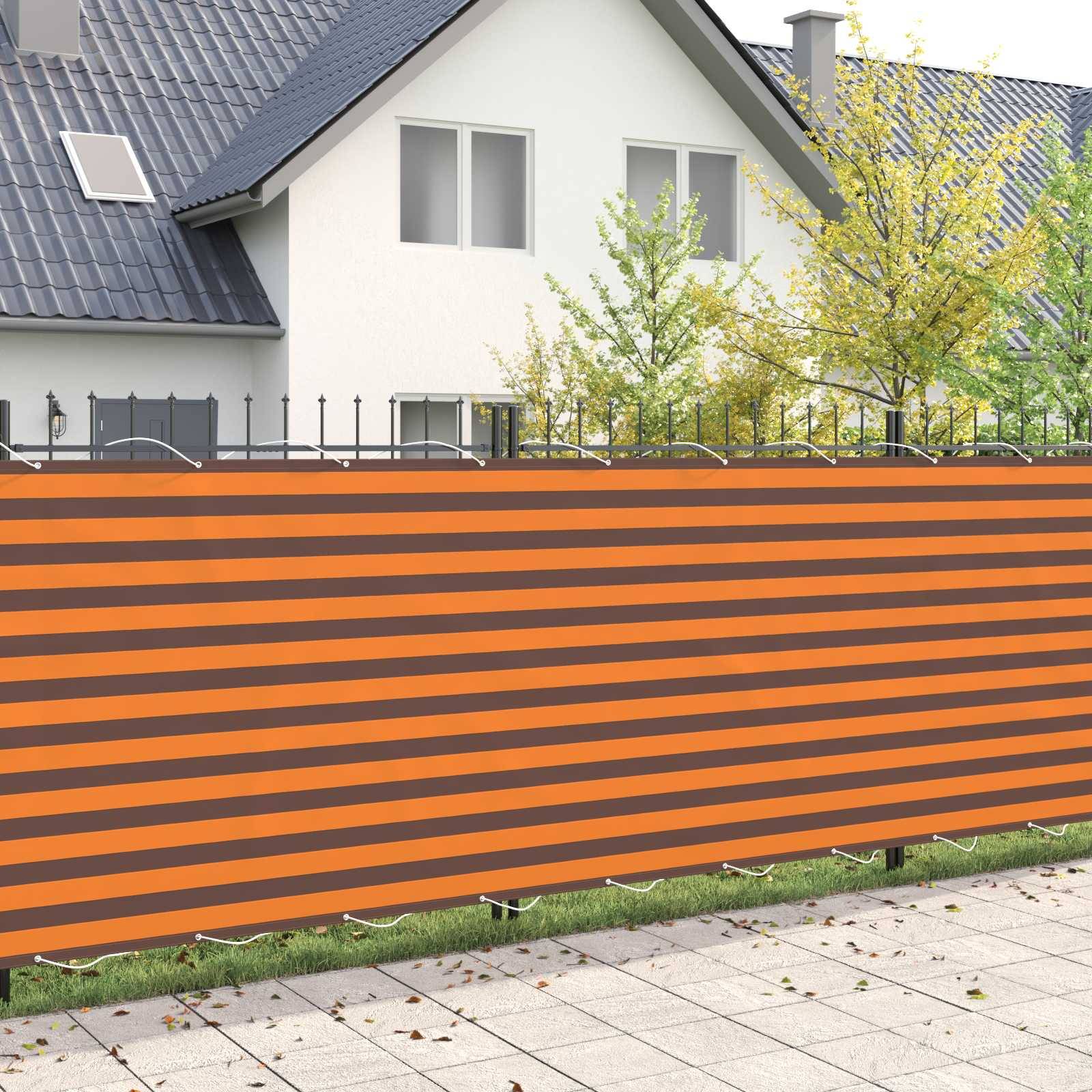 vidaXL Balkon Sichtschutz 150 x 800 cm Stoff mit PU-Beschichtung