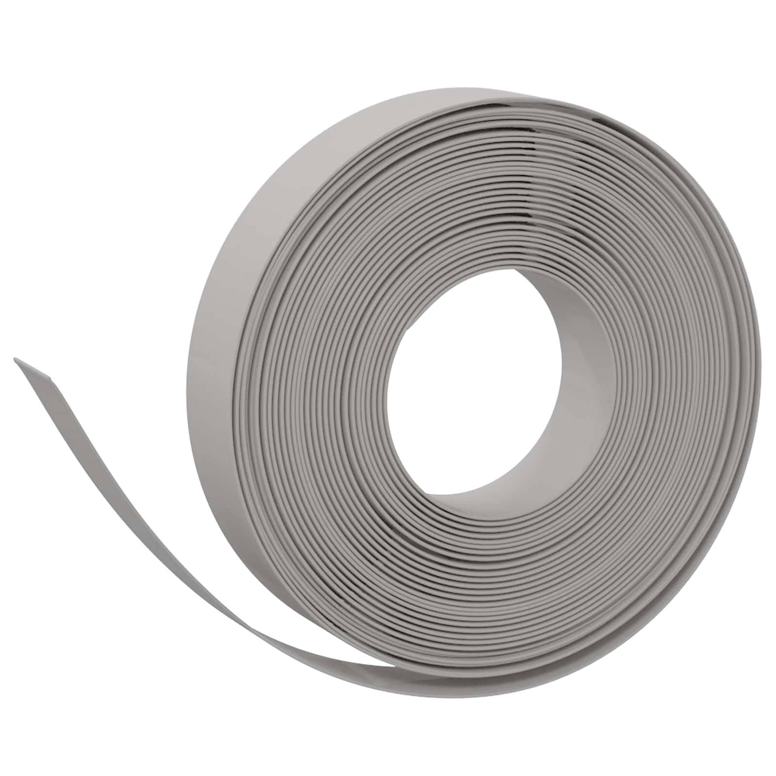 vidaXL Gartenumrandung 25 m 10 cm PE Grau
