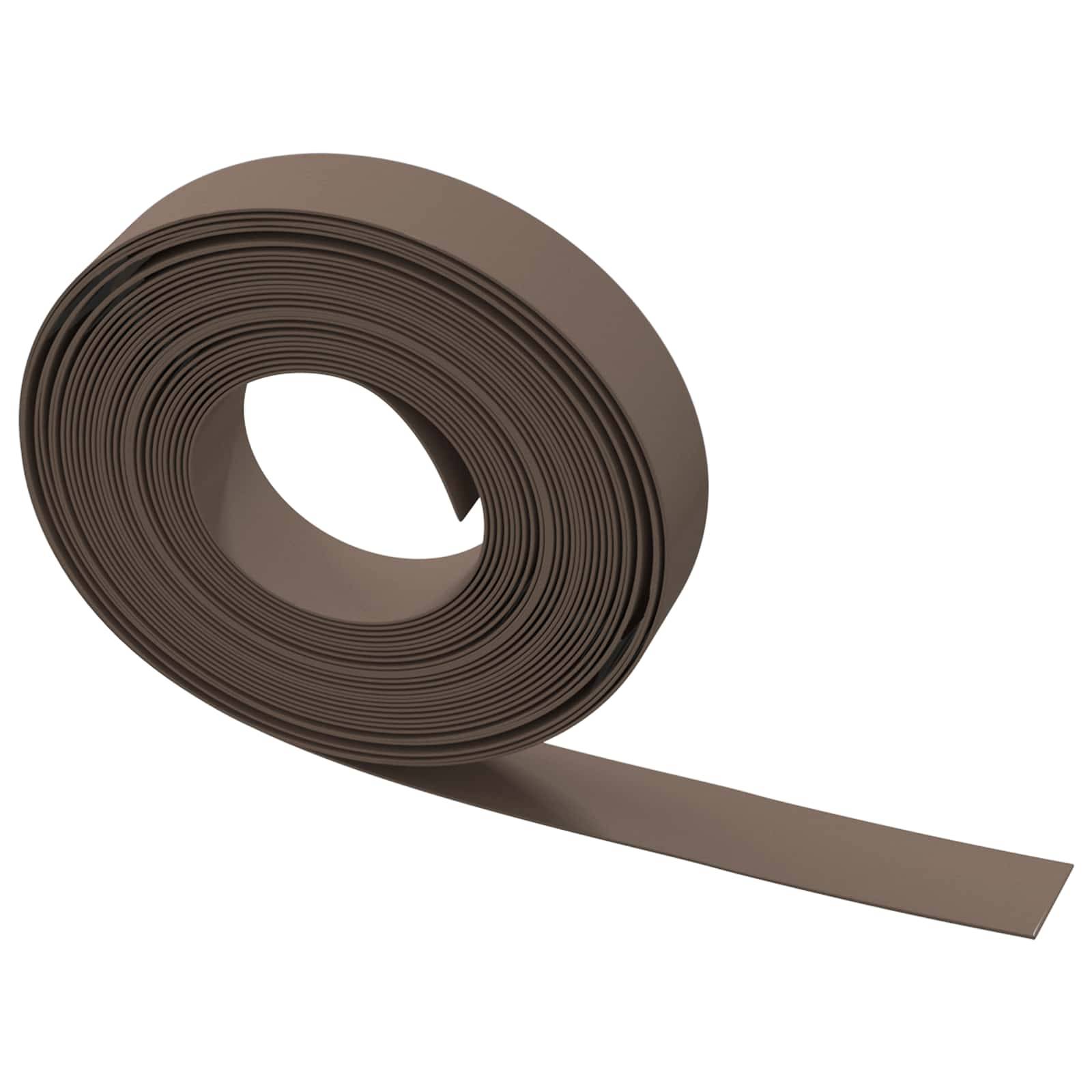vidaXL Gartenumrandung 25 m 10 cm PE Braun