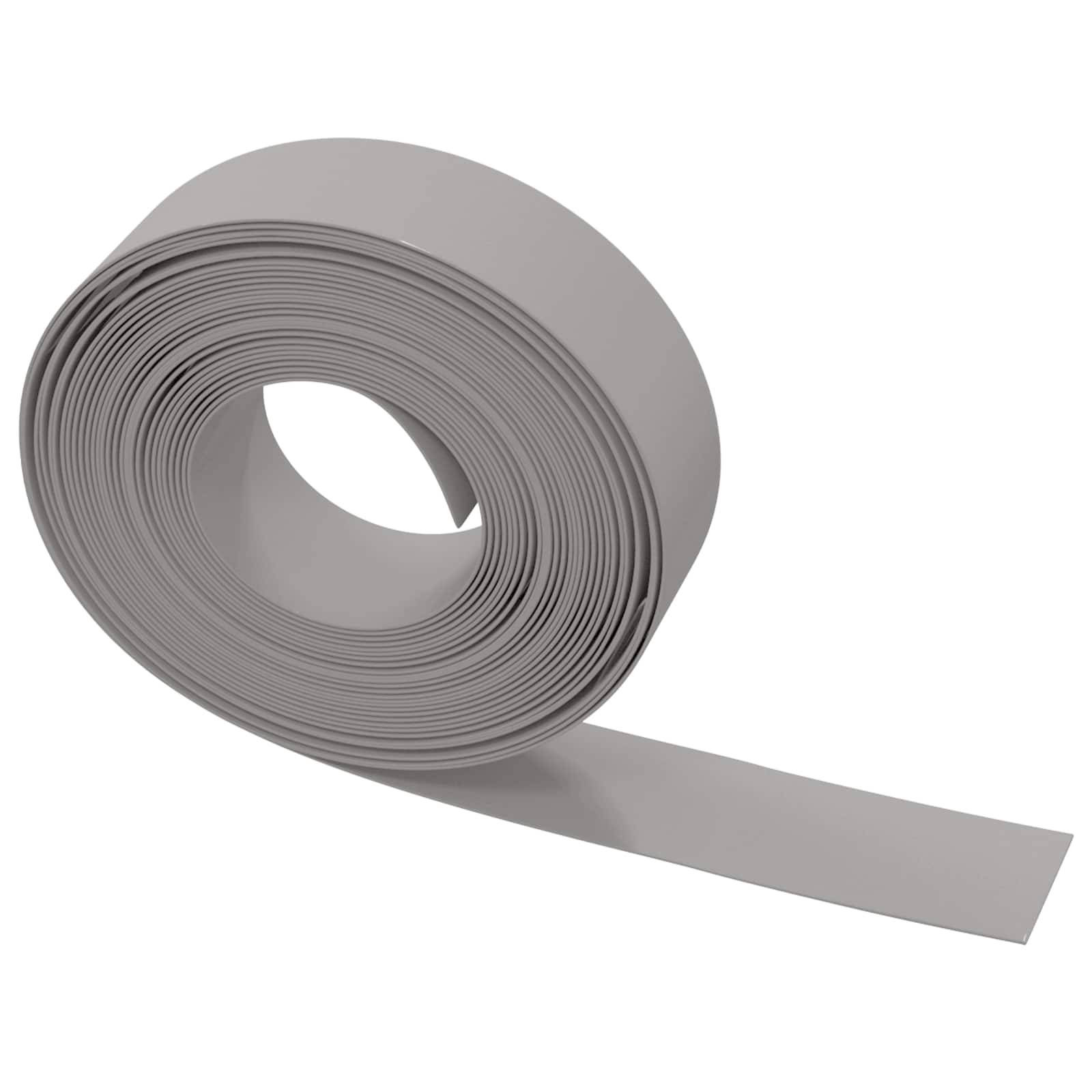 vidaXL Gartenumrandung 25 m 15 cm PE Grau