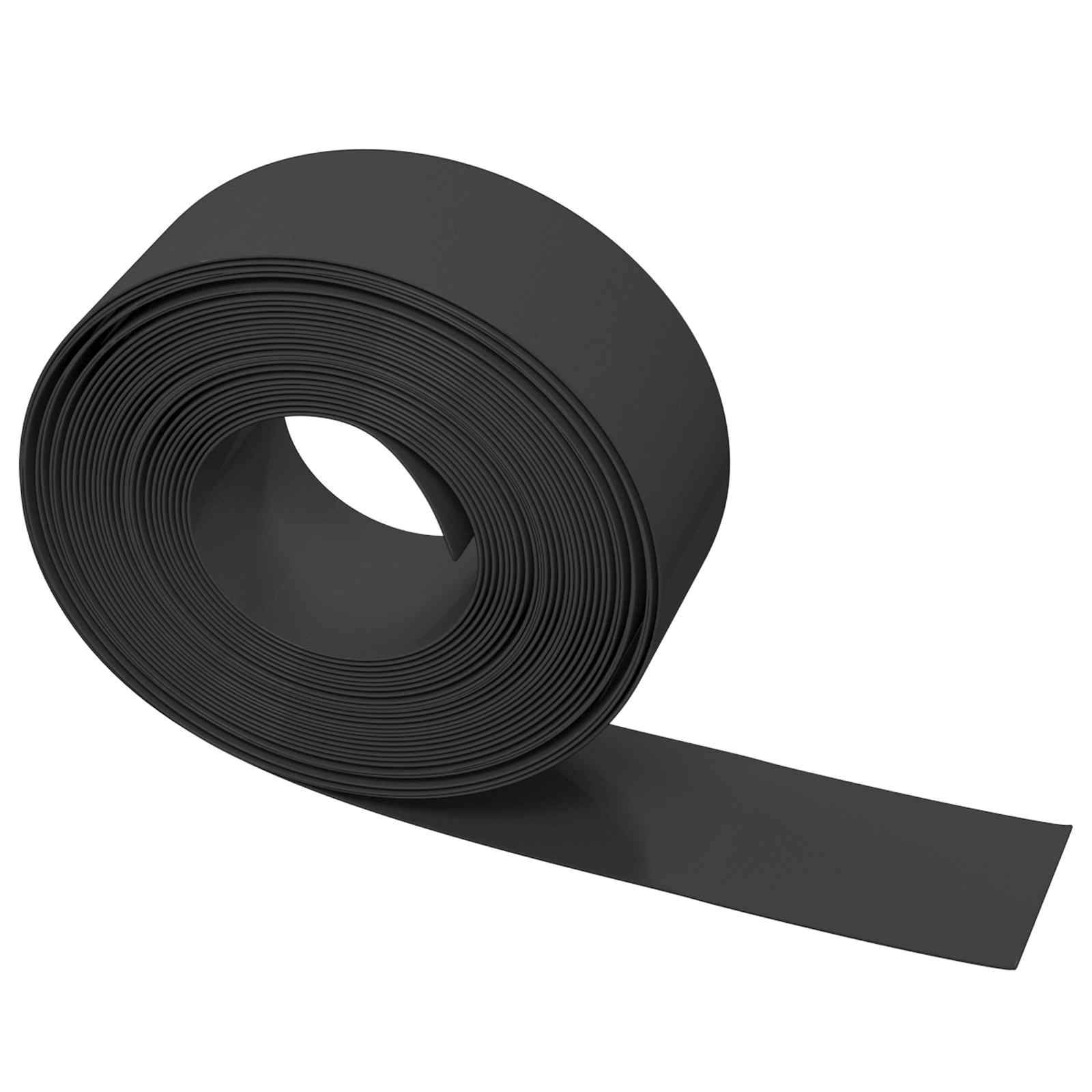 vidaXL Gartenumrandung 25 m 20 cm PE Schwarz