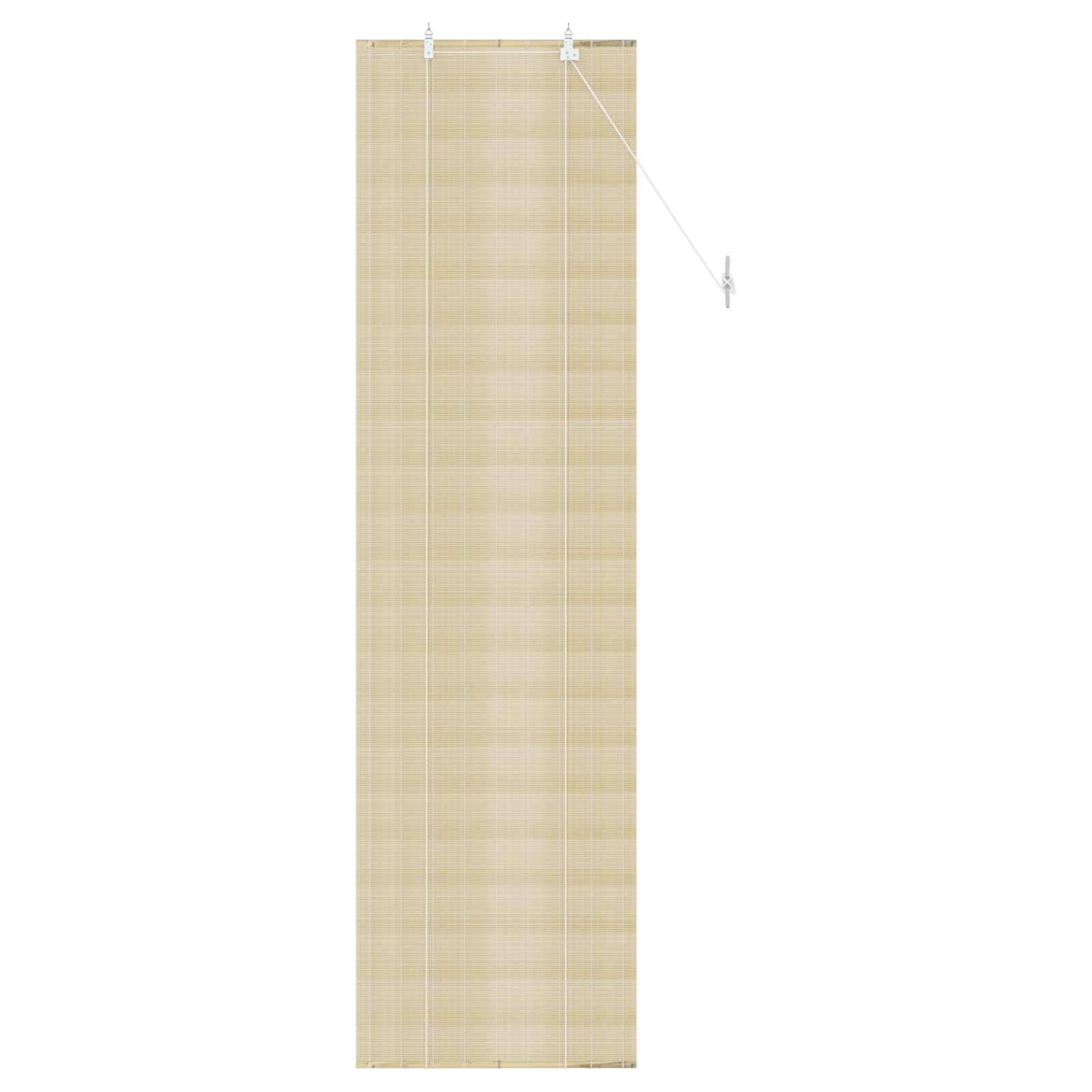 vidaXL Rollo Natur 60 x 220 cm Bambus