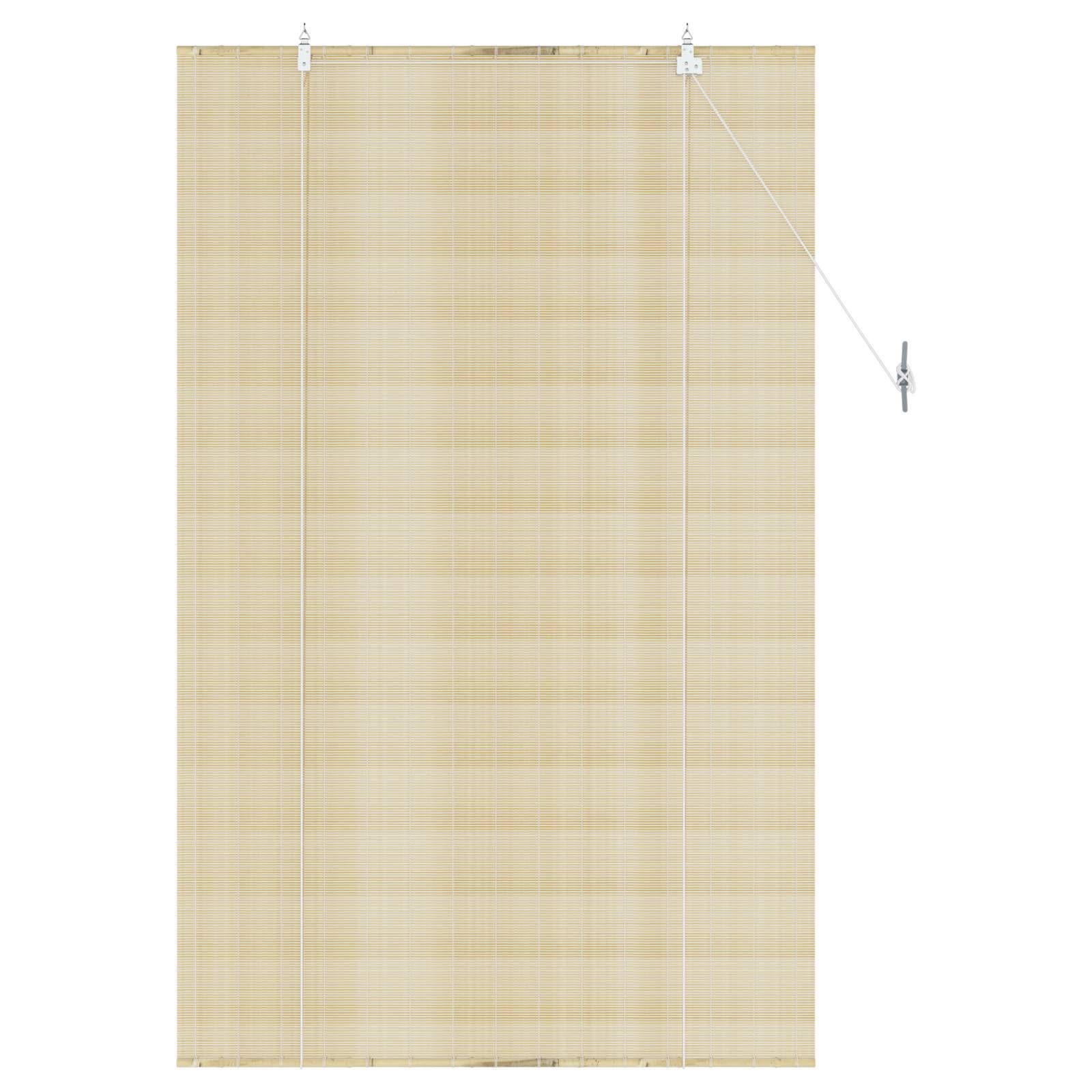 vidaXL Rollo Natur 90 x 160 cm Bambus