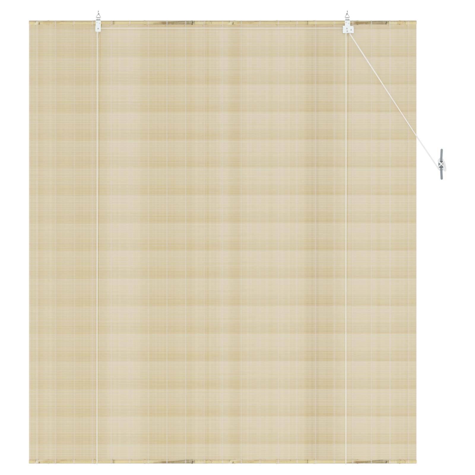 vidaXL Rollo Natur 130 x 160 cm Bambus