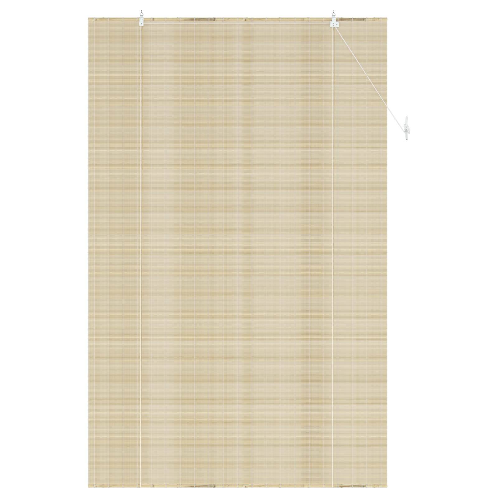 vidaXL Rollo Natur 130 x 220 cm Bambus