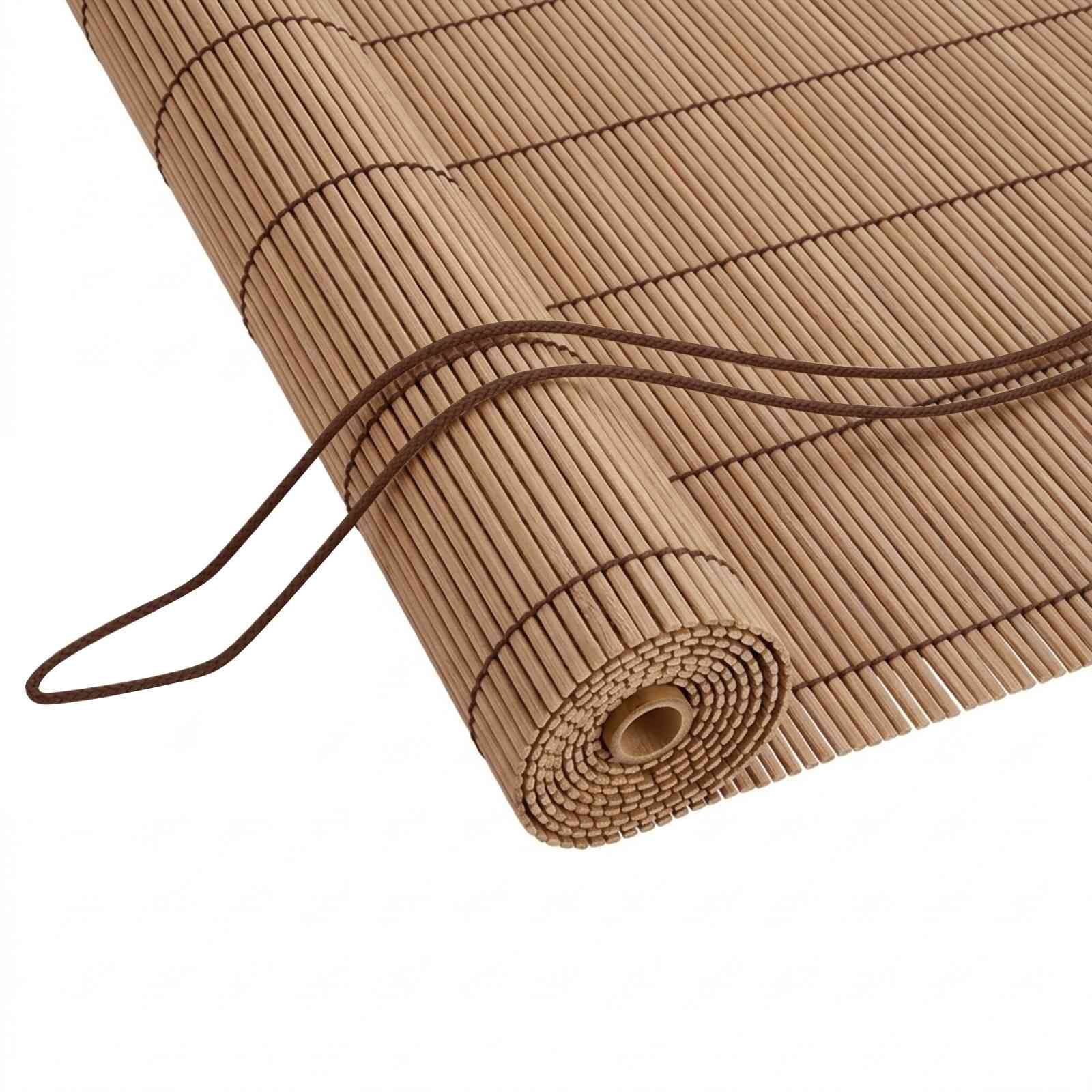 vidaXL Rollo Braun 90 x 220 cm Bambus