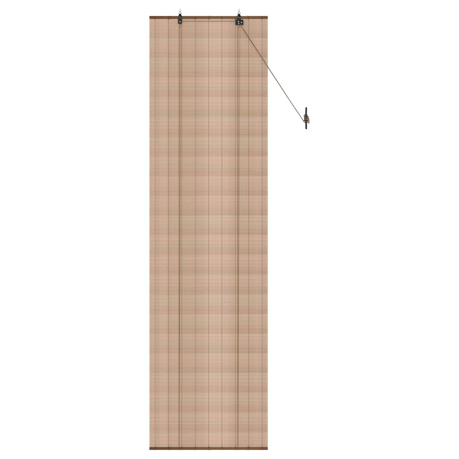 vidaXL Rollo Braun 60 x 220 cm Bambus