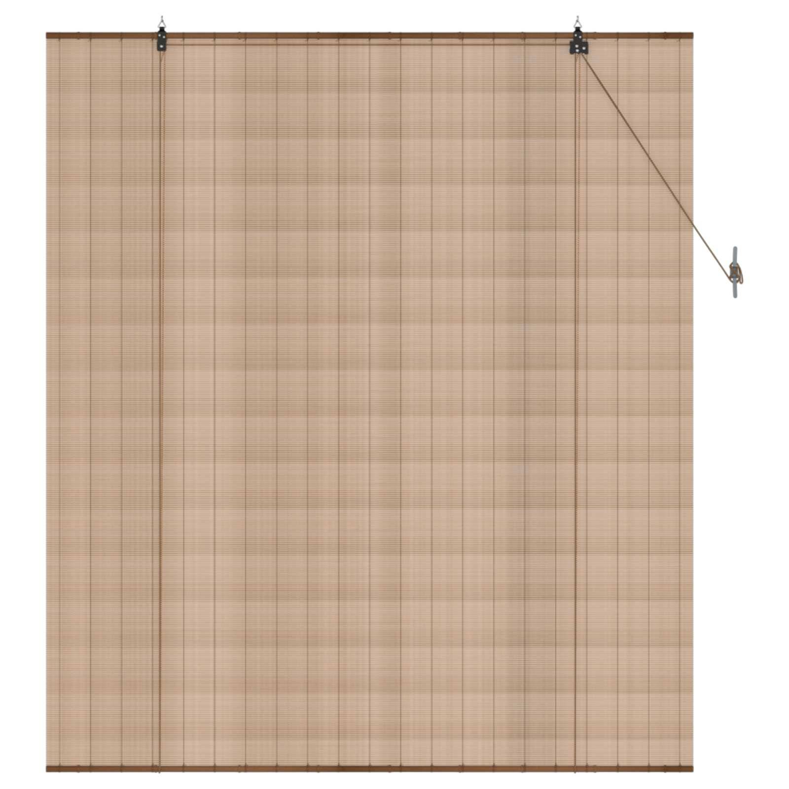 vidaXL Rollo Braun 130 x 160 cm Bambus
