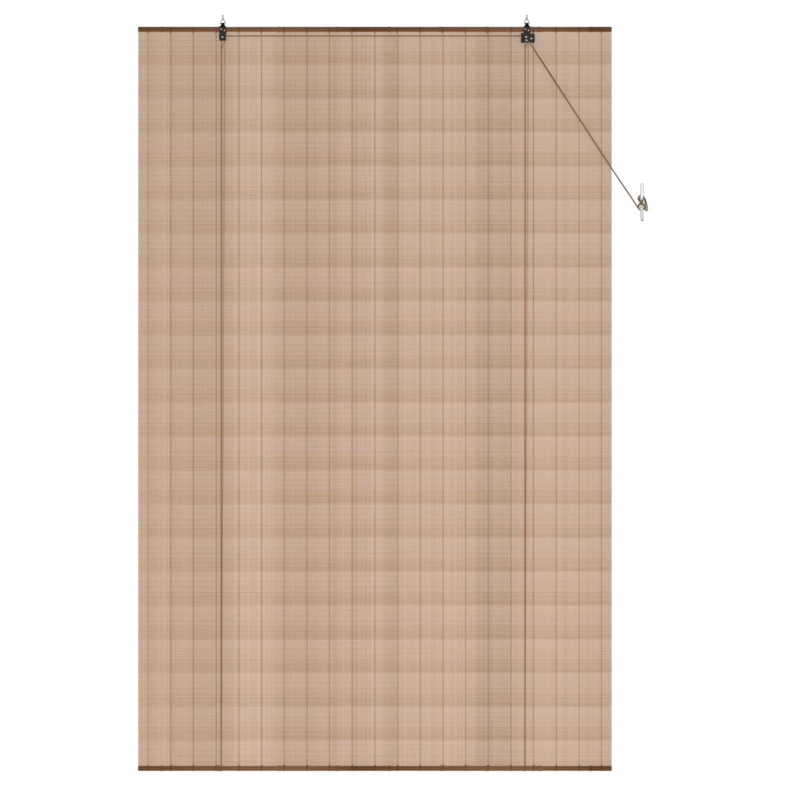 vidaXL Rollo Braun 130 x 220 cm Bambus