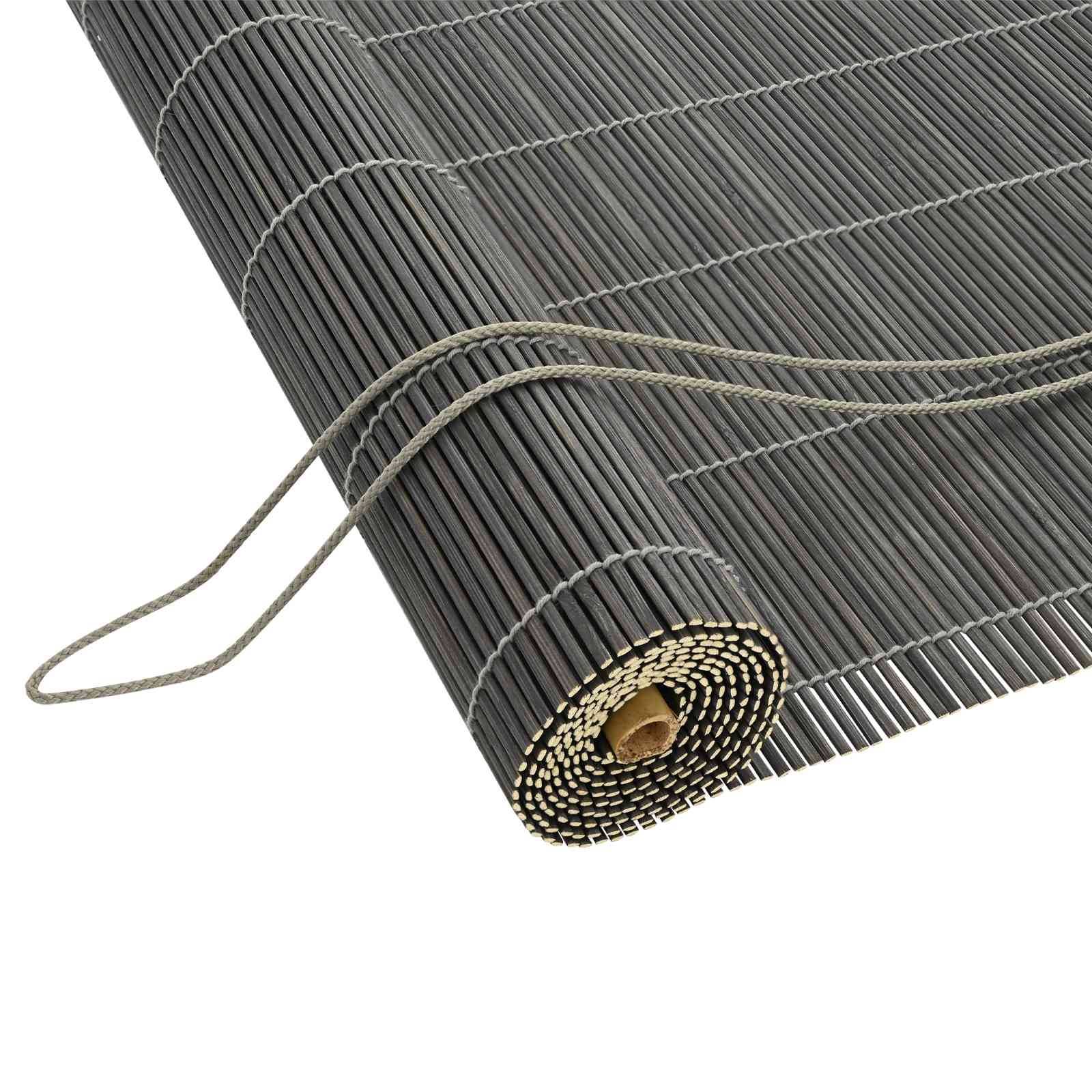 vidaXL Rollo Grau 40 x 220 cm Bambus
