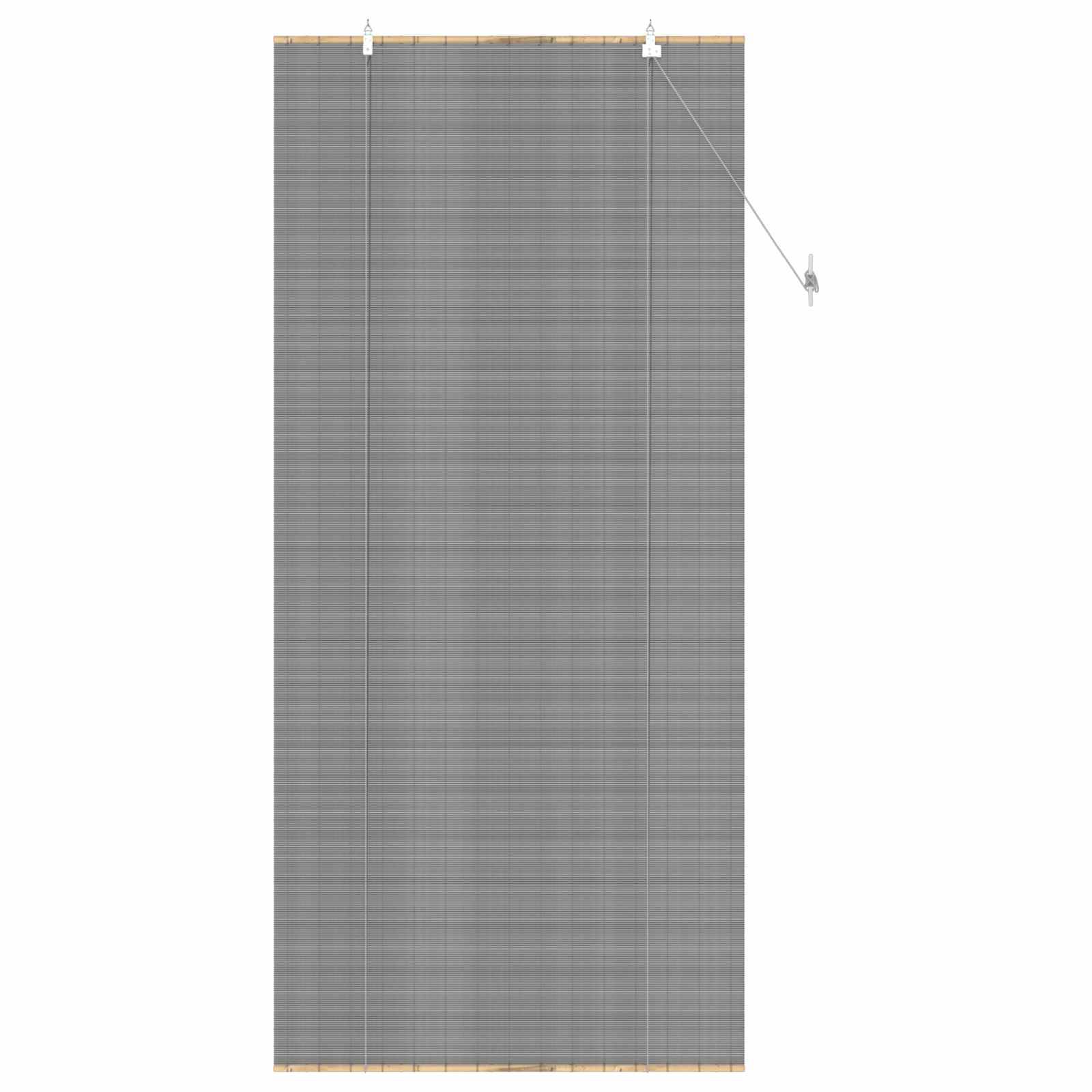 vidaXL Rollo Grau 80 x 220 cm Bambus
