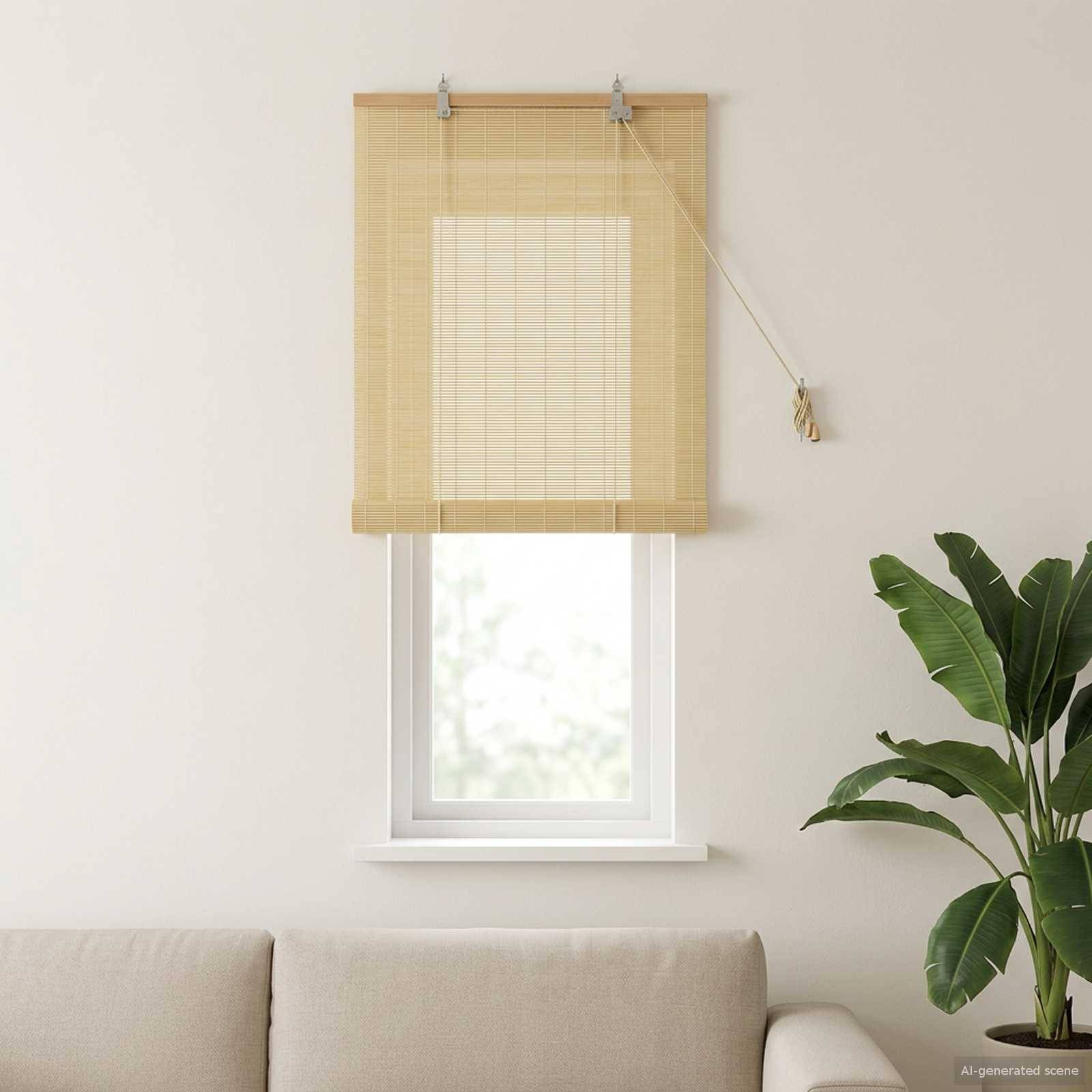 vidaXL Rollo Natur 40 x 160 cm Bambus