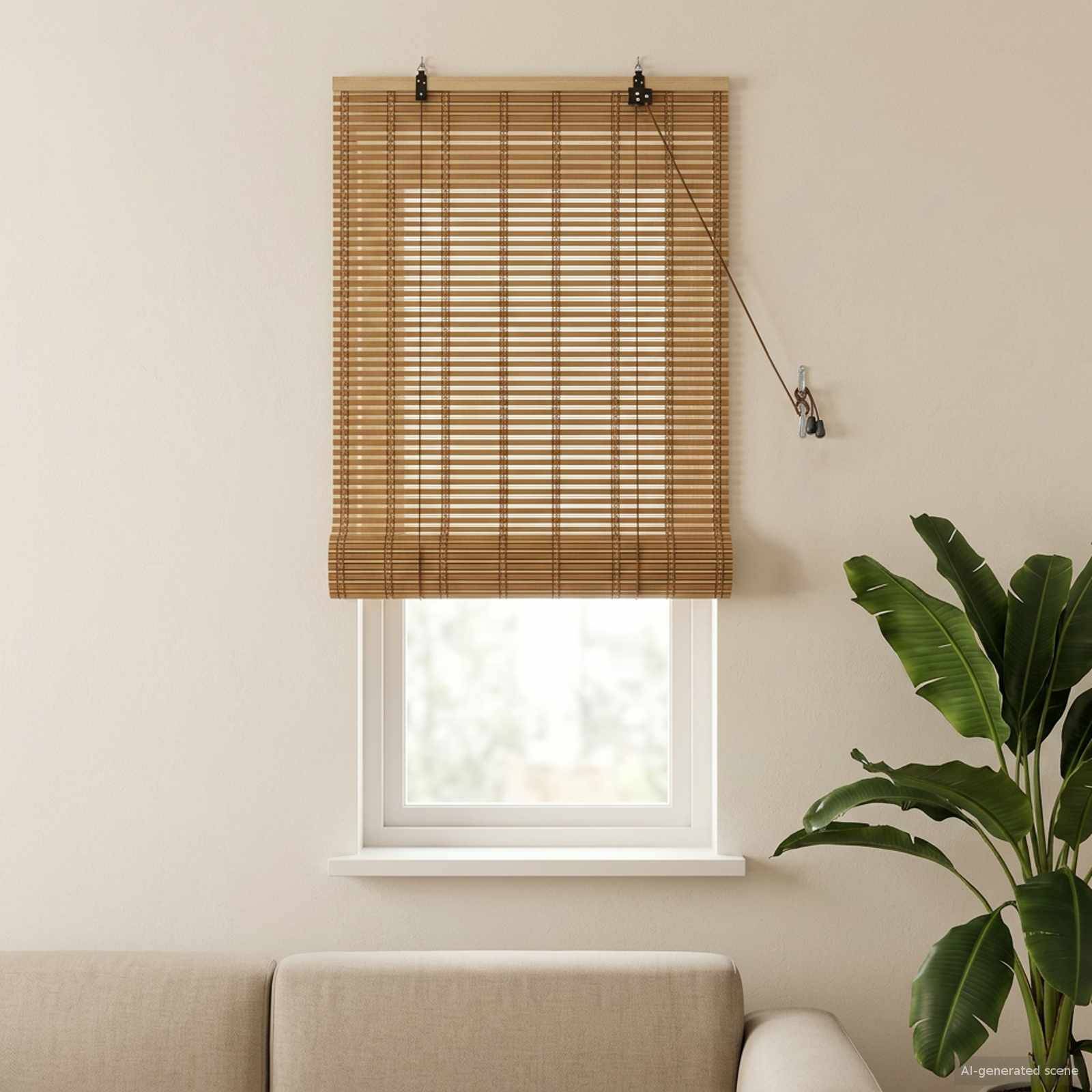 vidaXL Rollo Natur 40 x 160 cm Bambus