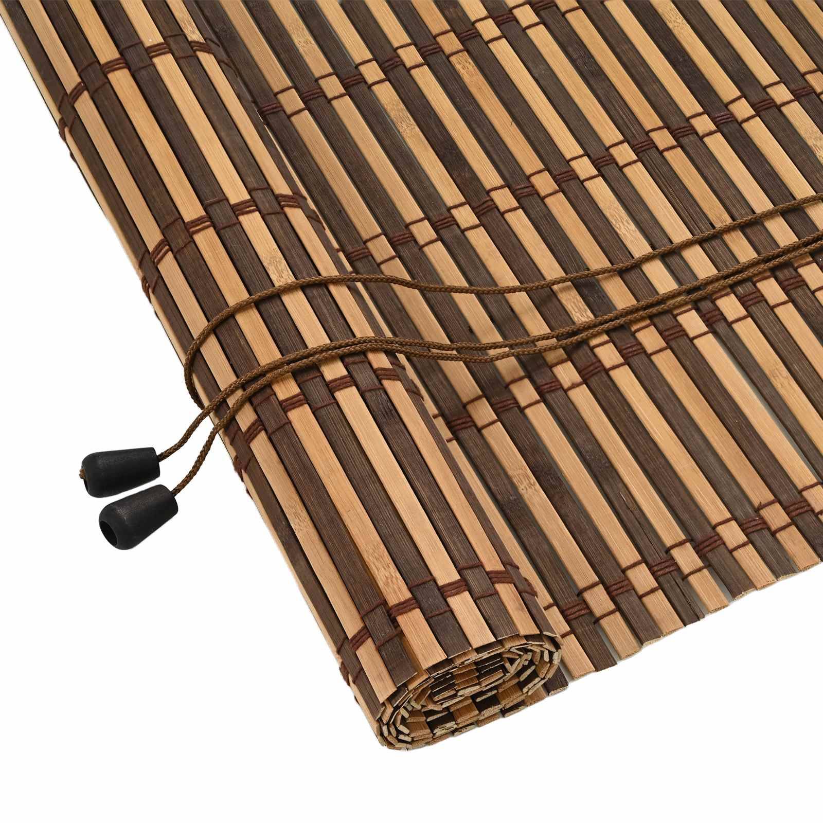 vidaXL Rollo Braun 160 x 220 cm Bambus