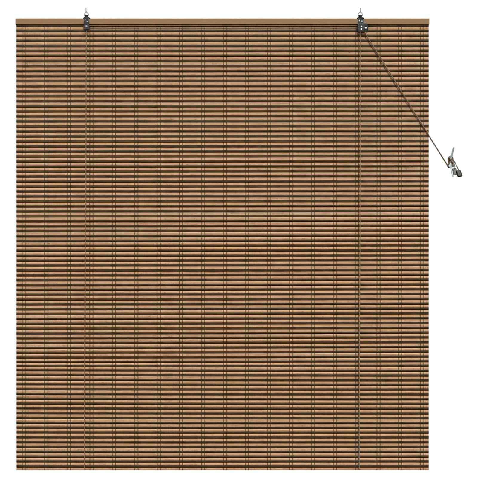 vidaXL Rollo Braun 130 x 160 cm Bambus