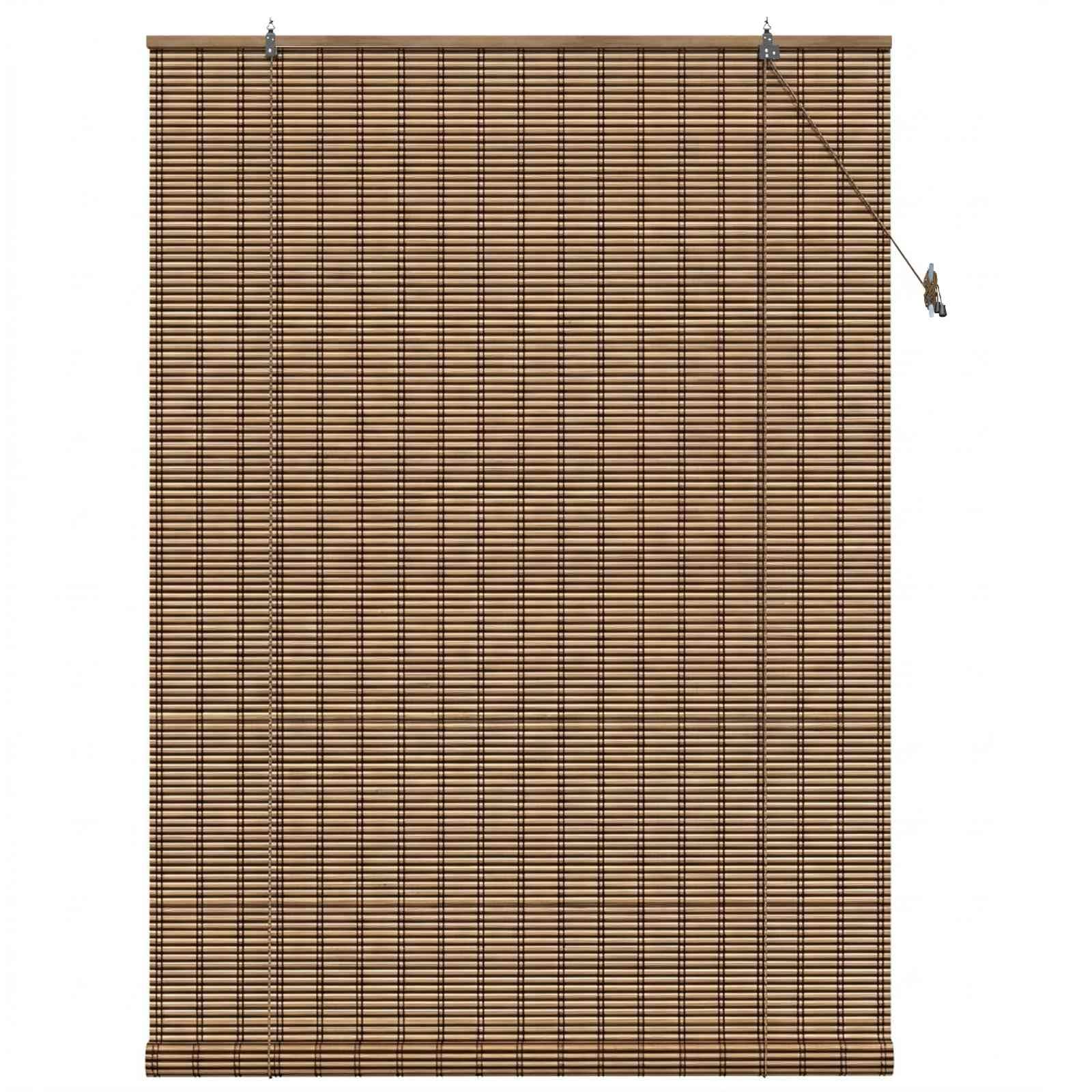 vidaXL Rollo Braun 130 x 220 cm Bambus
