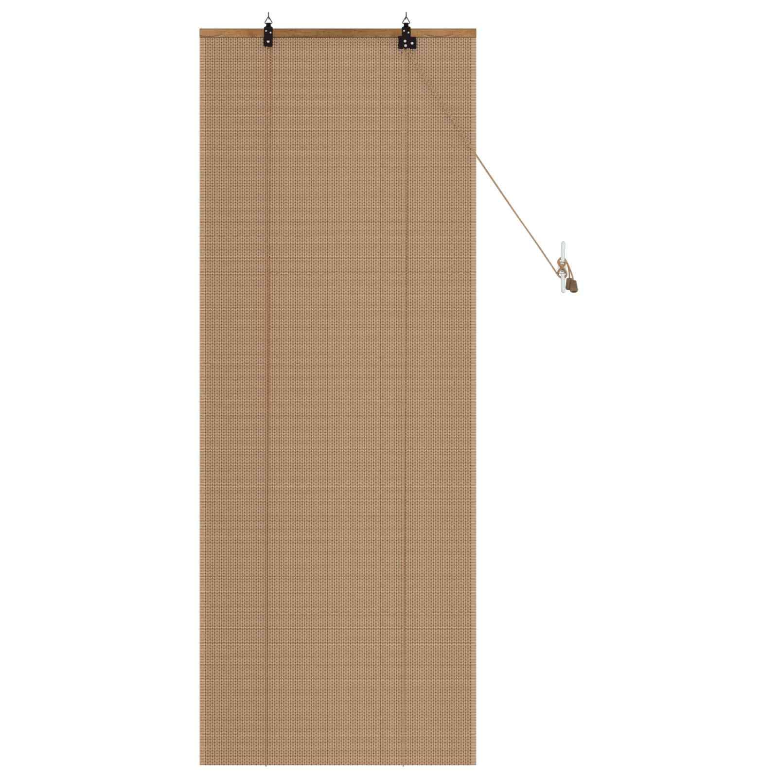 vidaXL Rollo Braun 40 x 160 cm Bambus