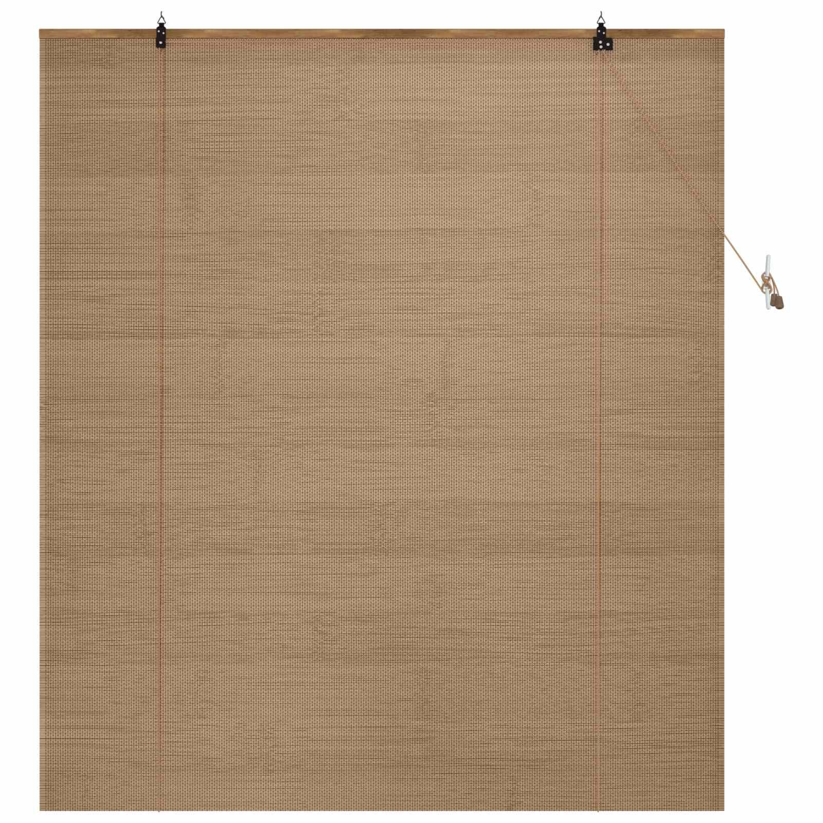 vidaXL Rollo Braun 130 x 160 cm Bambus