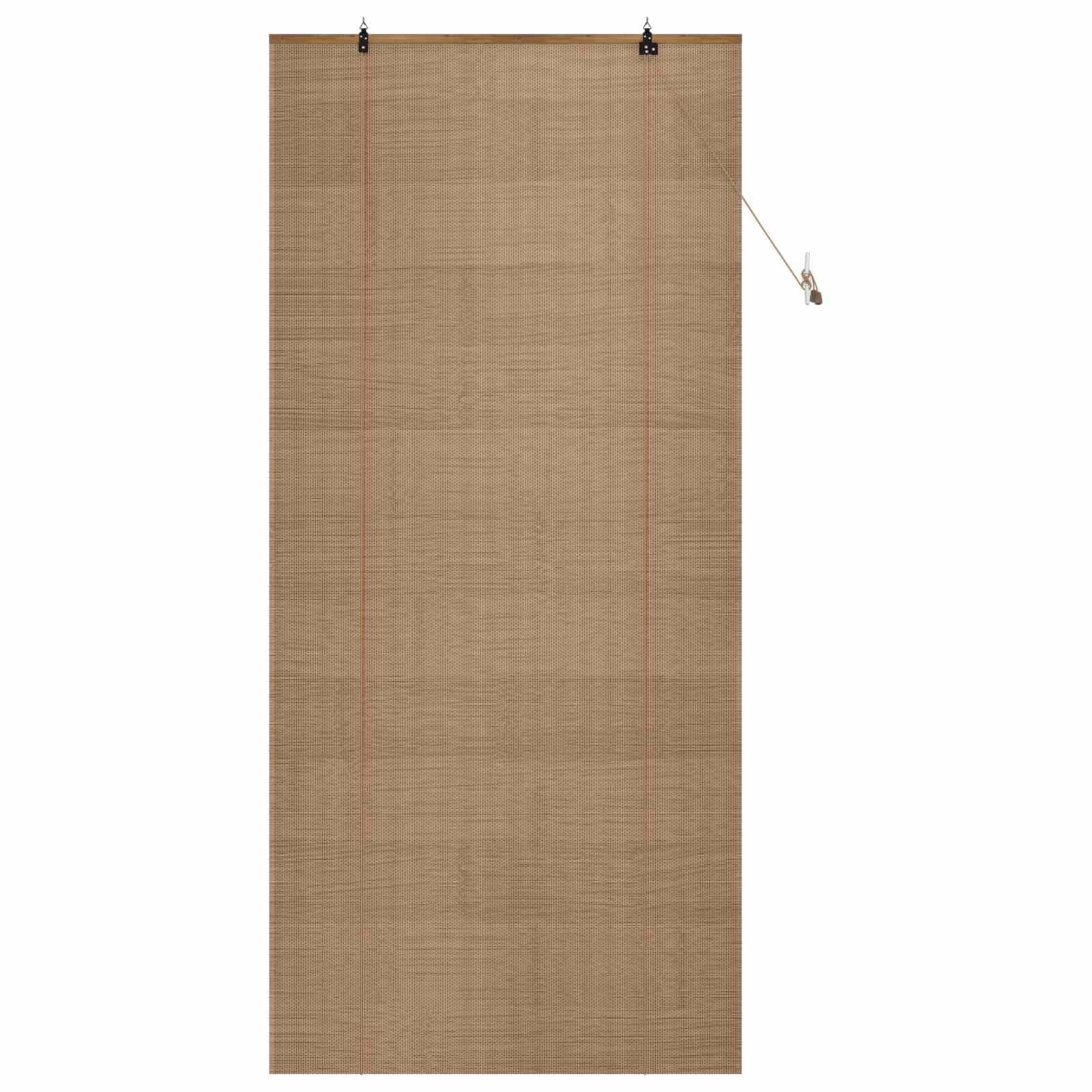 vidaXL Rollo Braun 80 x 220 cm Bambus