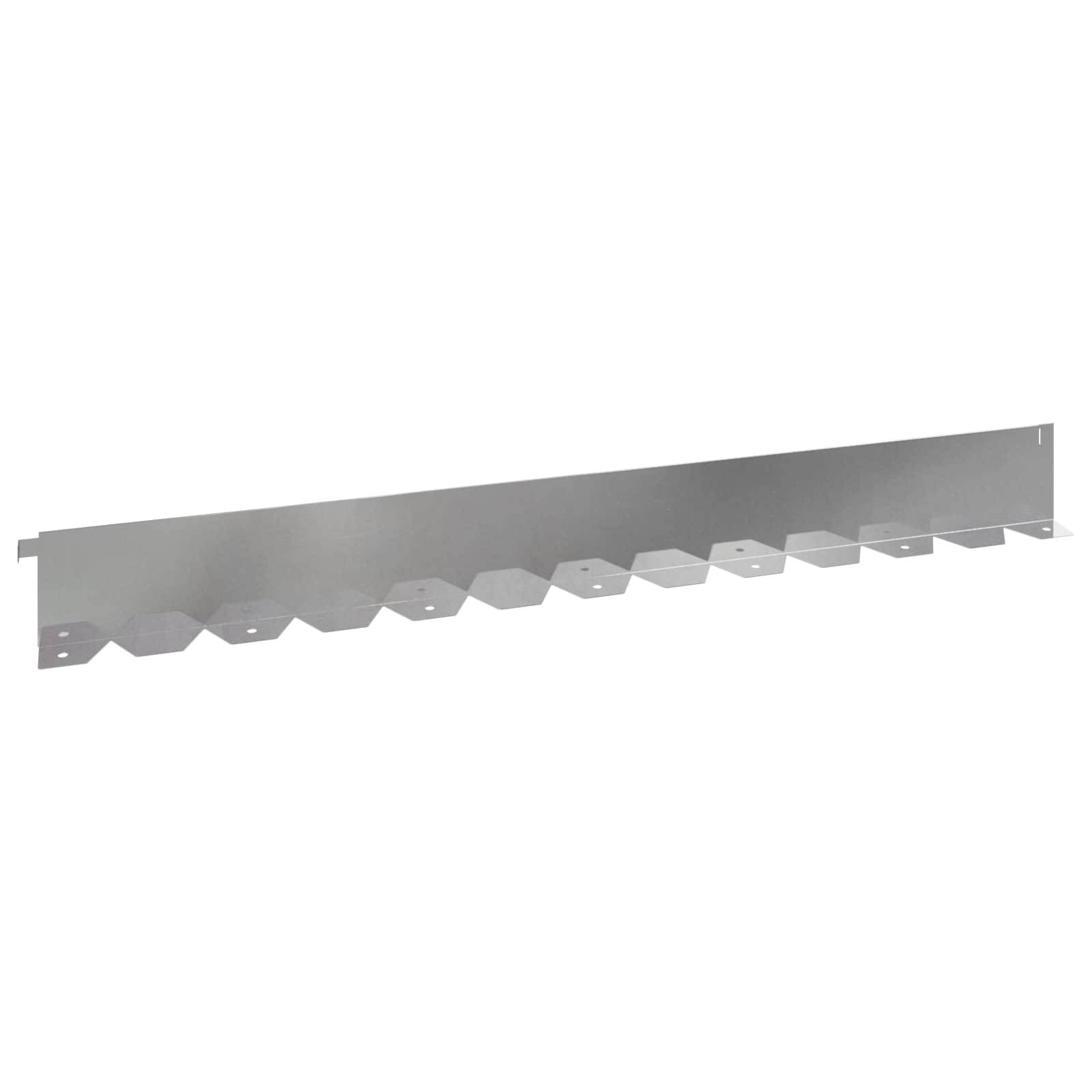vidaXL Raseneinfassung 10 pcs 102 x 10 x 4 cm Stahl Silber