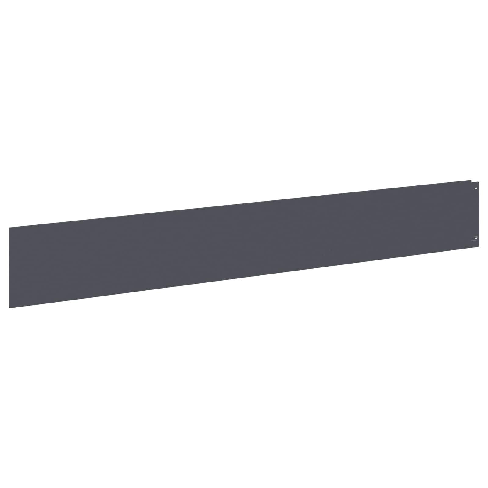 vidaXL Raseneinfassung 10 pcs 100 x 15 cm Stahl Anthrazit