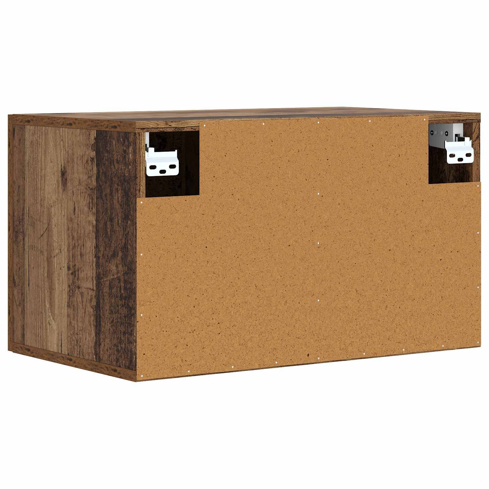 vidaXL Wandschrank Altholz 60 x 36,5 x 35 cm Holzwerkstoff