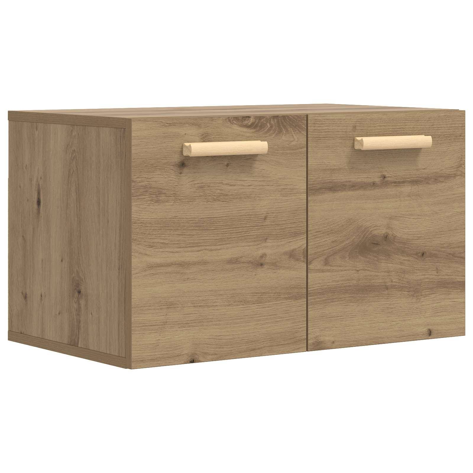 vidaXL Wandschrank Artisan-Eiche 60 x 36,5 x 35 cm Holzwerkstoff