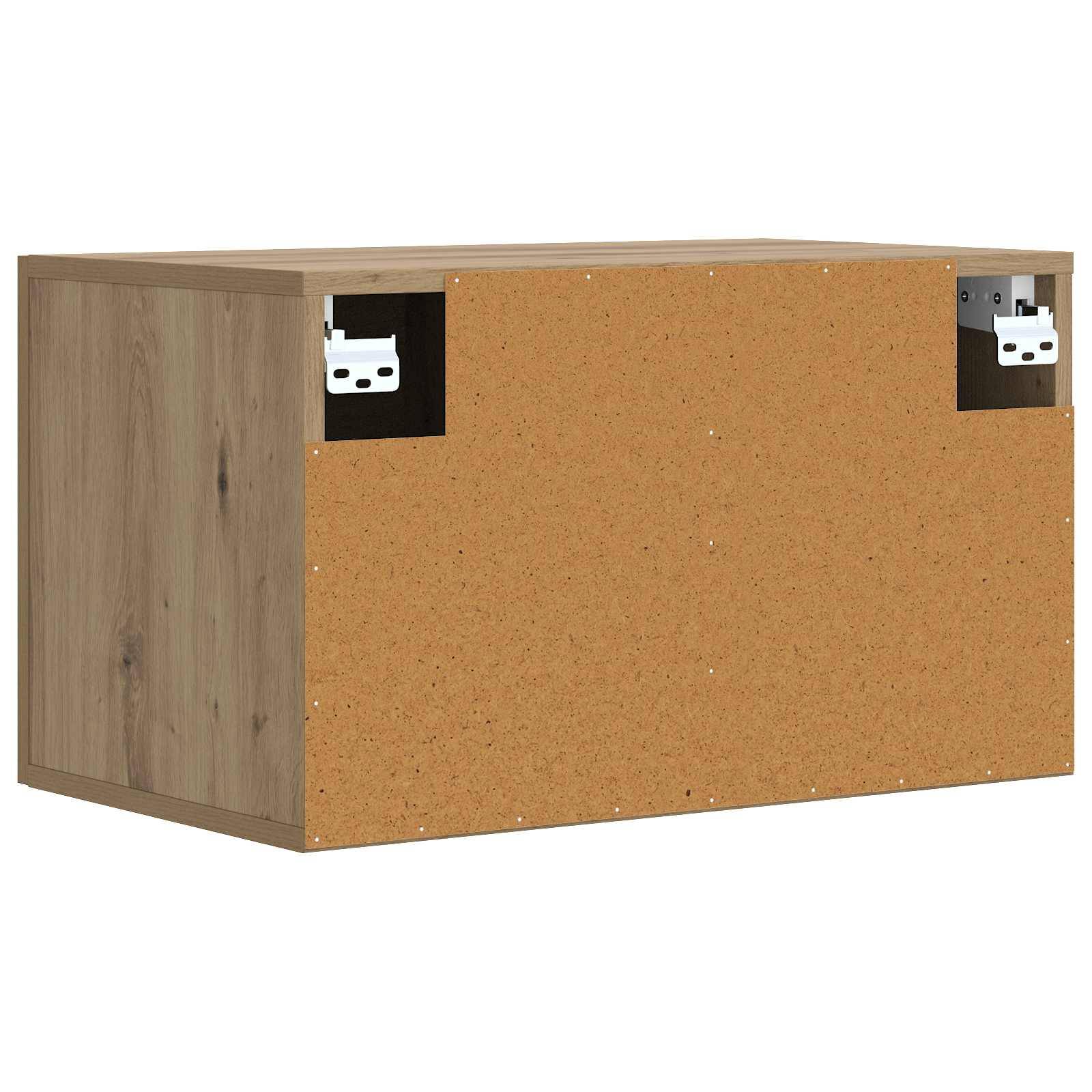 vidaXL Wandschrank Artisan-Eiche 60 x 36,5 x 35 cm Holzwerkstoff