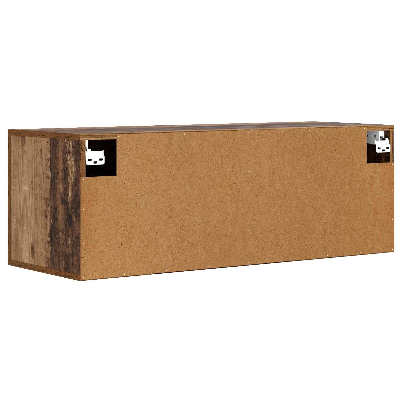 vidaXL Wandschrank Altholz 100 x 36,5 x 35 cm Holzwerkstoff