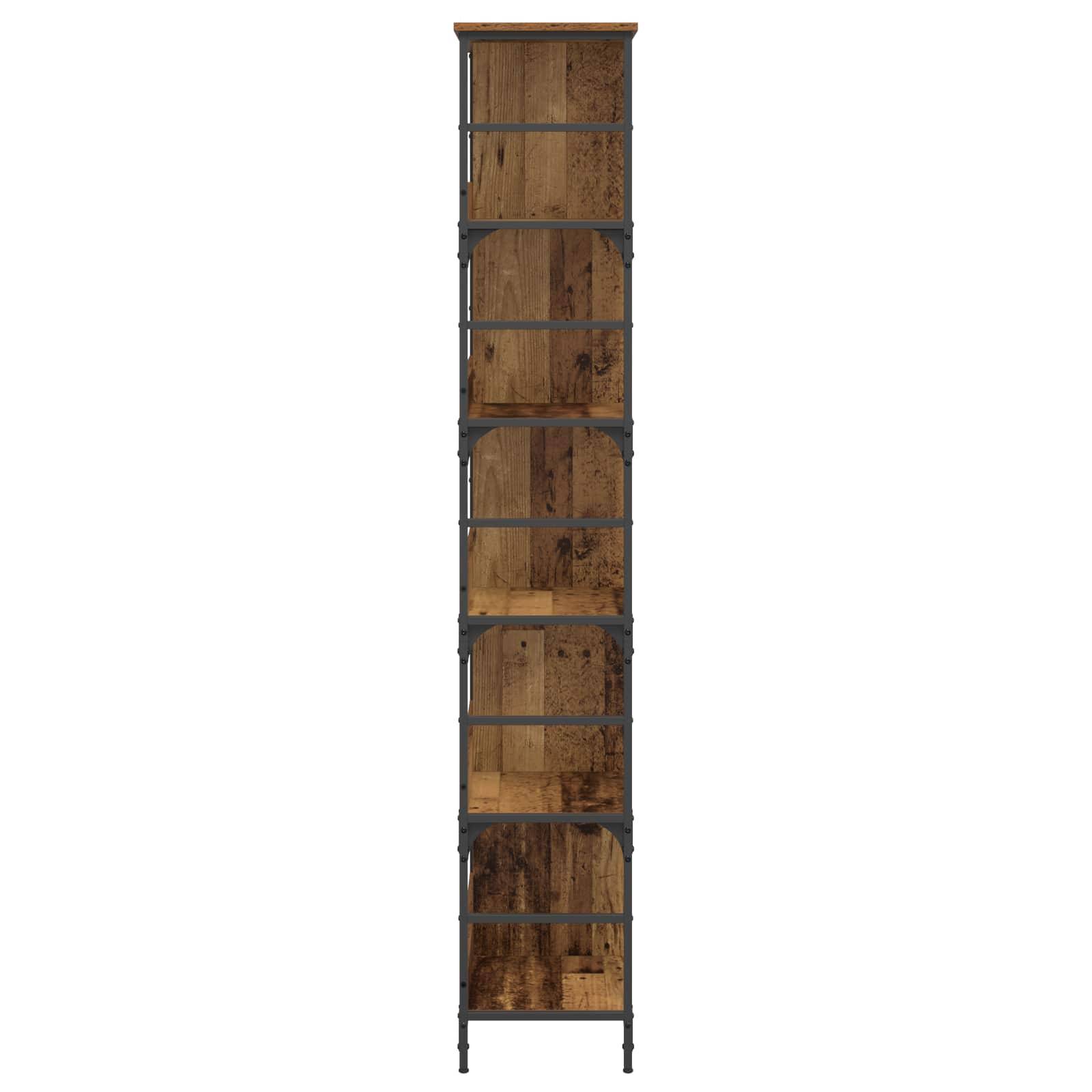 vidaXL Regal Altholz 78,5 x 33 x 188,5 cm Metall PB