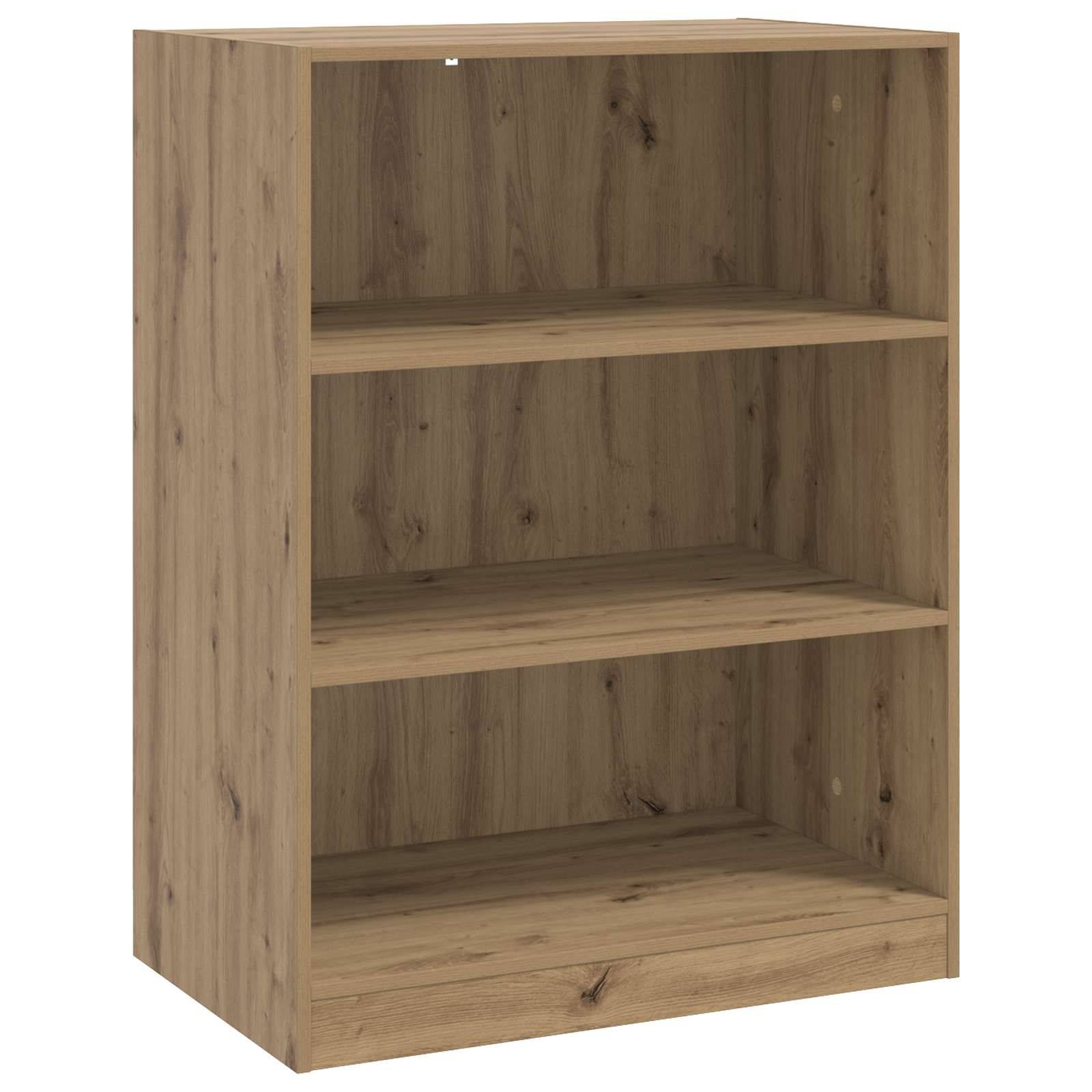 vidaXL Kleiderschrank mit Regal Artisan-Eiche 77 x 48 x 102 cm PB