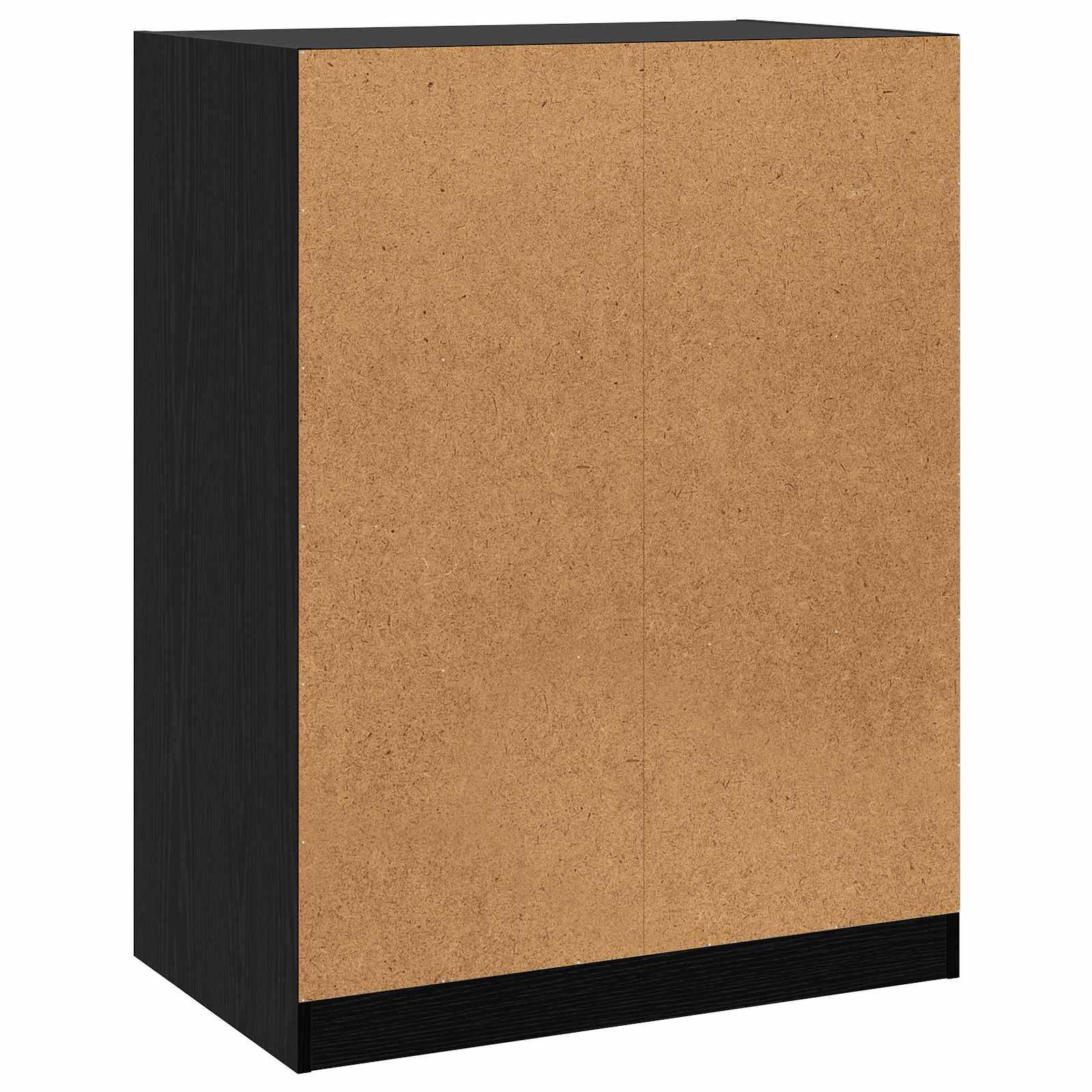 vidaXL Kleiderschrank Schwarz Eichen-Optik 77 x 48 x 102 cm PB