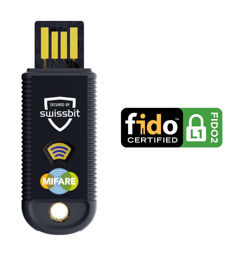 Swissbit iShield Key 1.1 Pro USB-A + Mifare Security Key