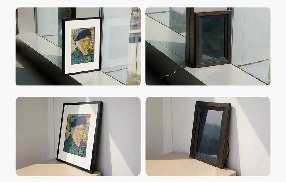SwitchBot AI Art Frame 31,5", Digitaler Bilderrahmen mit 6-Farben E-Ink Display
