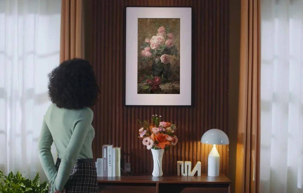 SwitchBot AI Art Frame 31,5", Digitaler Bilderrahmen mit 6-Farben E-Ink Display