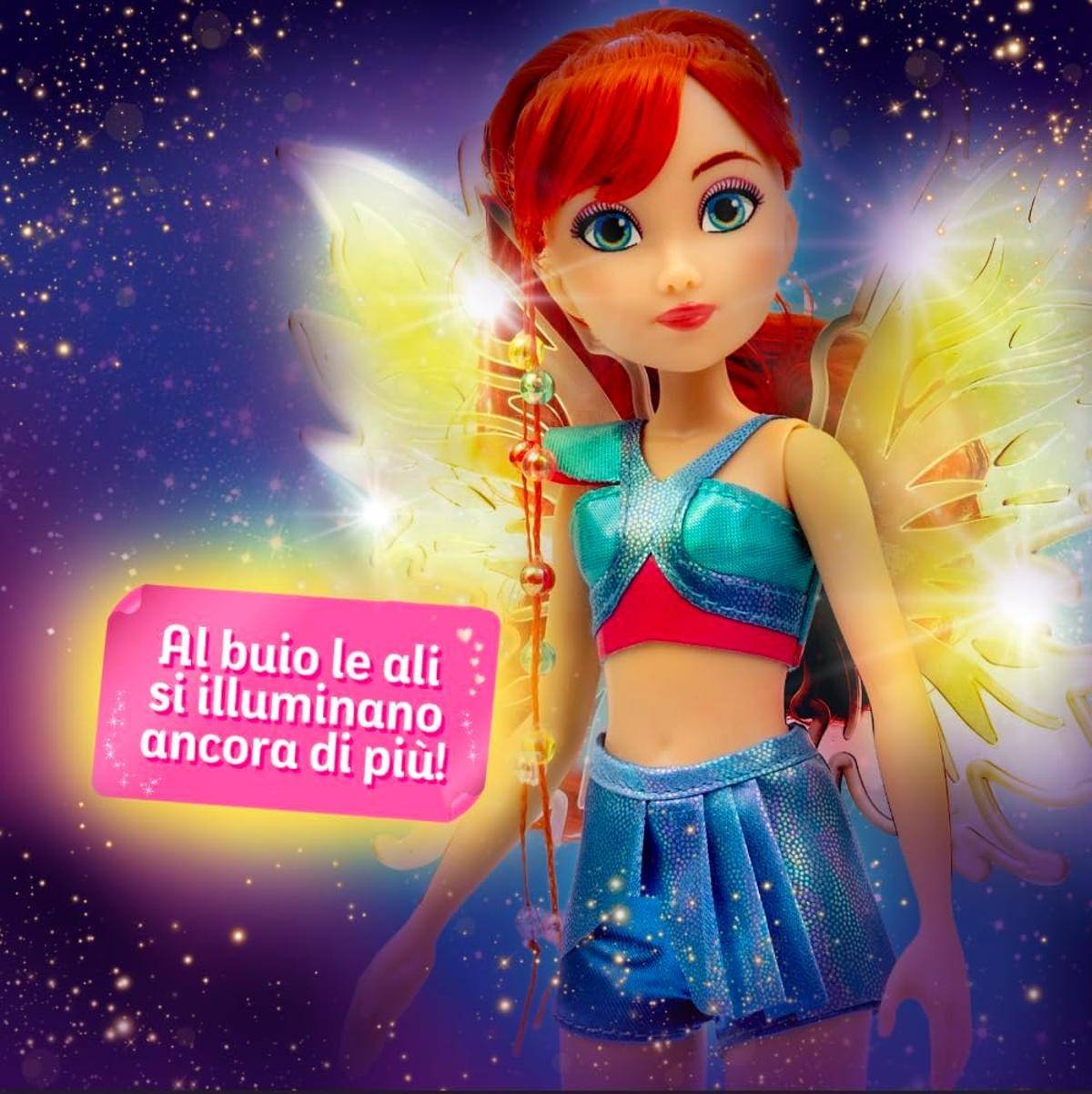 Winx Fairy Light Up Wings Doll Puppe mit leuchtenden Flügeln 27 cm 4+