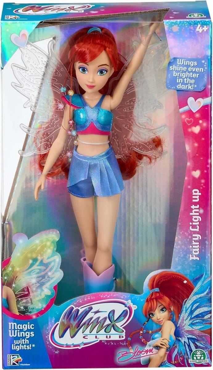 Winx Fairy Light Up Wings Doll Puppe mit leuchtenden Flügeln 27 cm 4+