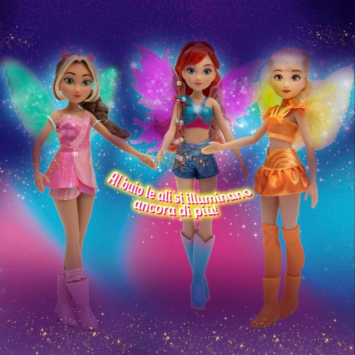 Winx Fairy Light Up Wings Doll Puppe mit leuchtenden Flügeln 27 cm 4+