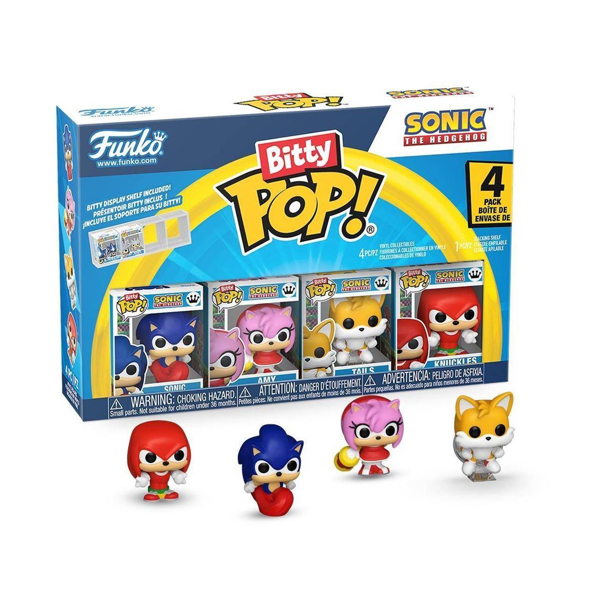 FK92959 - Bitty POP! Vinyl Figuren 4er-Pack Sonic – 2,5 cm