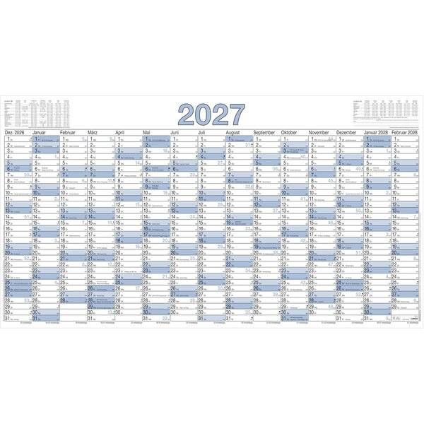 Plakatkalender 917 140x77cm 15 Monate 2027 VE=5 Stück gerollt