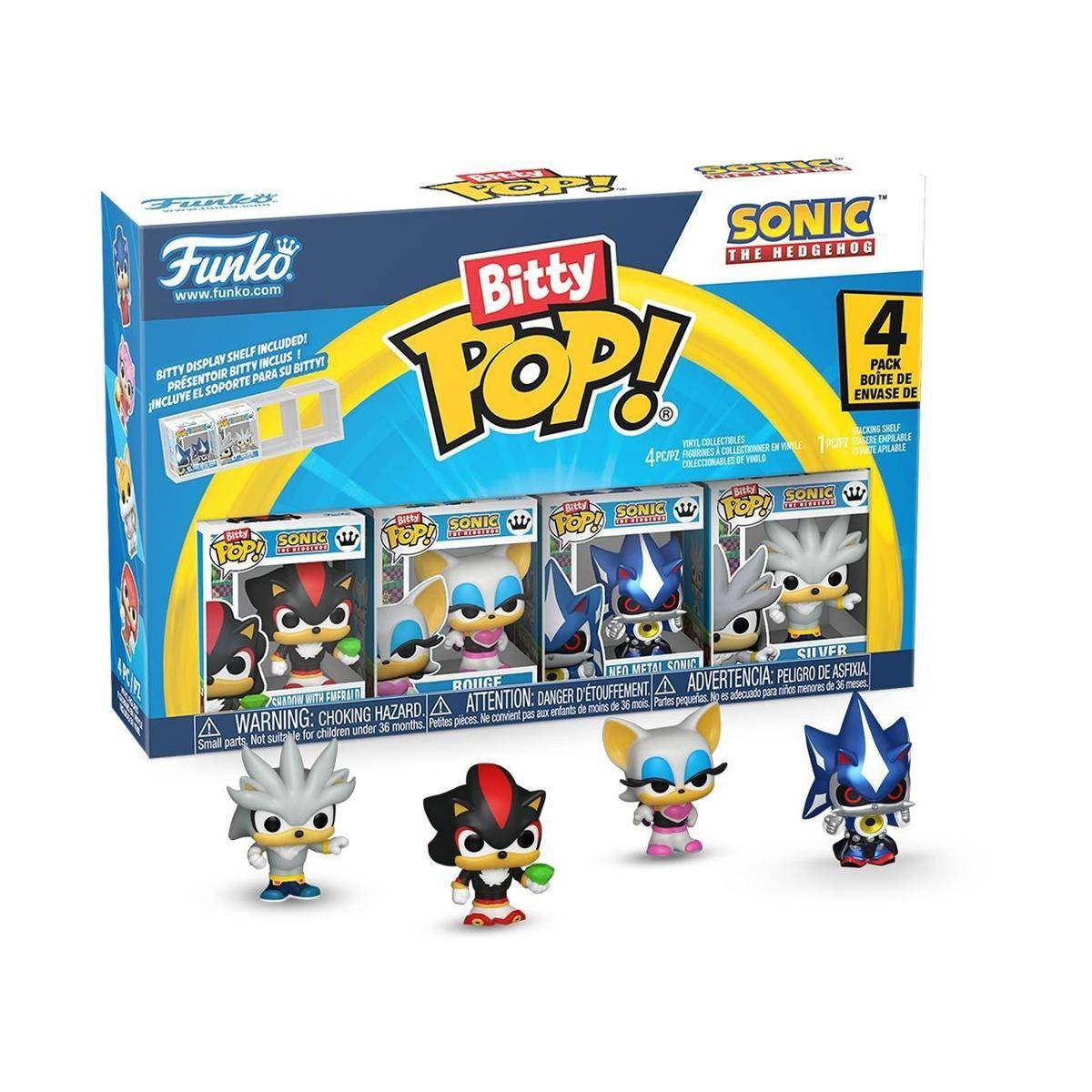 FK92958 - Bitty POP! Sonic – 4er-Pack Figuren-Set