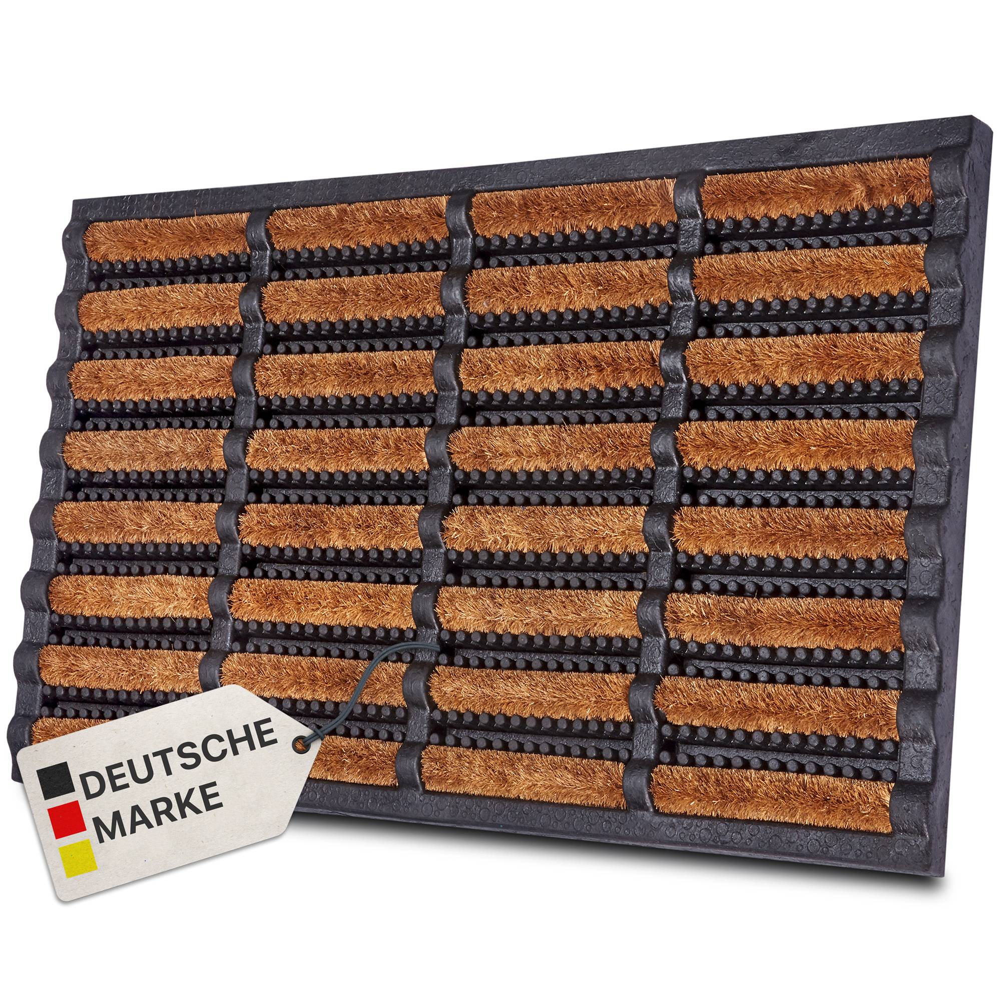 NYVI Outdoor Fußmatte KokosGUARD 45x75 cm Braun
