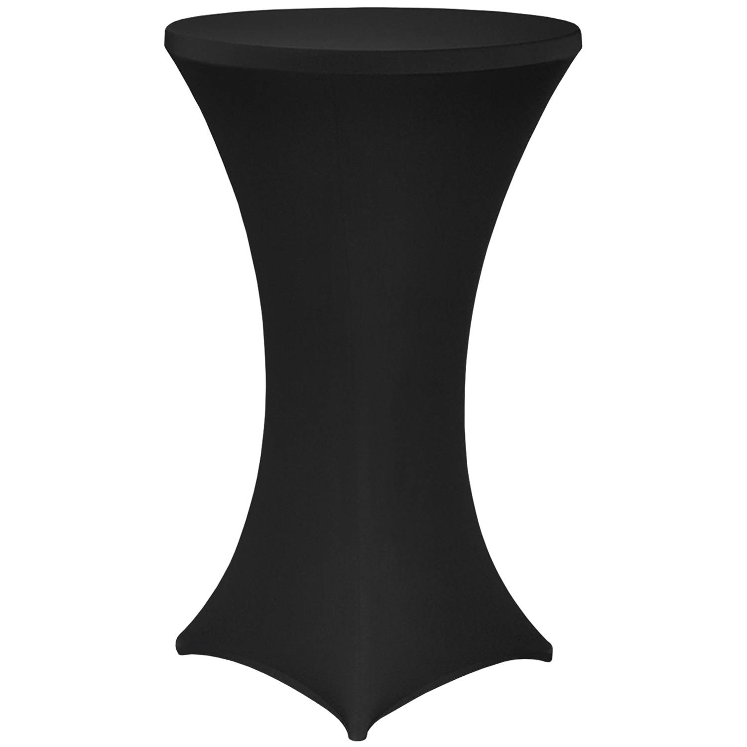 NYVI Stehtischhusse Gala Schwarz Ø 60-65 cm