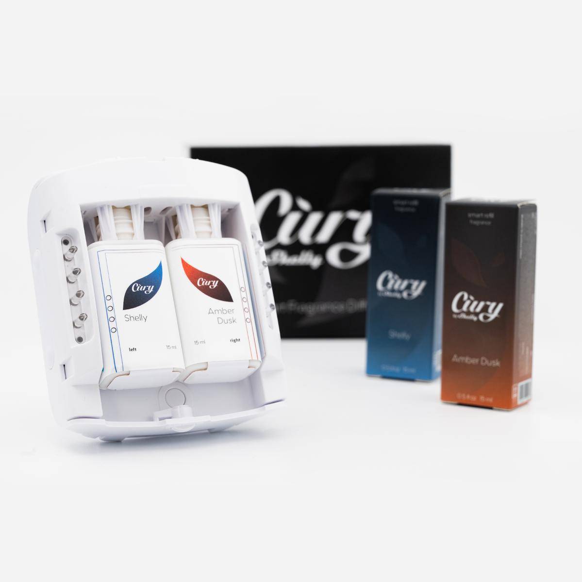 Shelly Cury, Smart Duftdiffuser Starter Kit, WLAN, Bluetooth, weiß