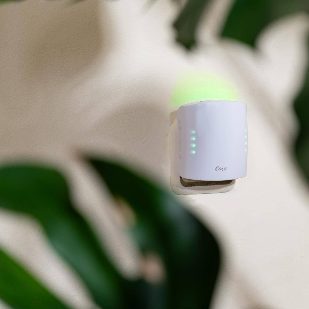 Shelly Cury, Smart Duftdiffuser Starter Kit, WLAN, Bluetooth, weiß