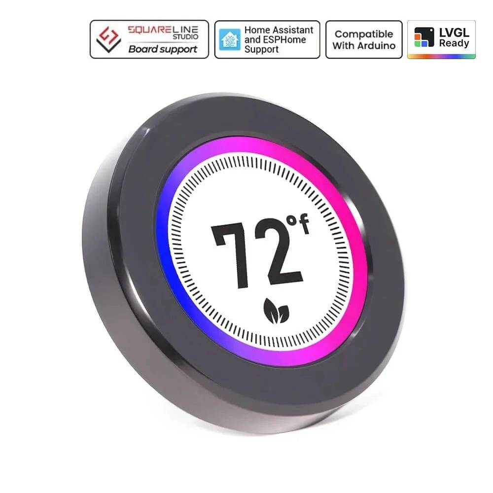 Elecrow CrowPanel 2,1" HMI-ESP32-Rotary-Display, IPS, ESP32-S3R8, Drehgeber, WiFi, Bluetooth, 5V