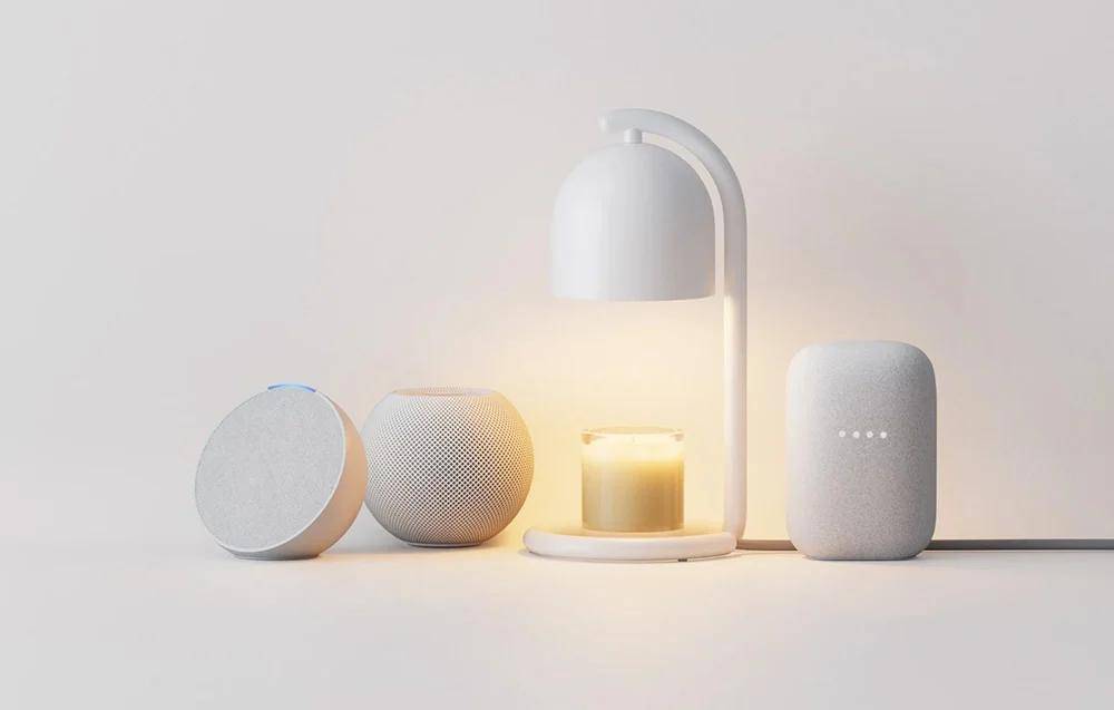 SwitchBot Candle Warmer Lamp, Duftkerzen-Erwärmer, Matter, WLAN, weiß
